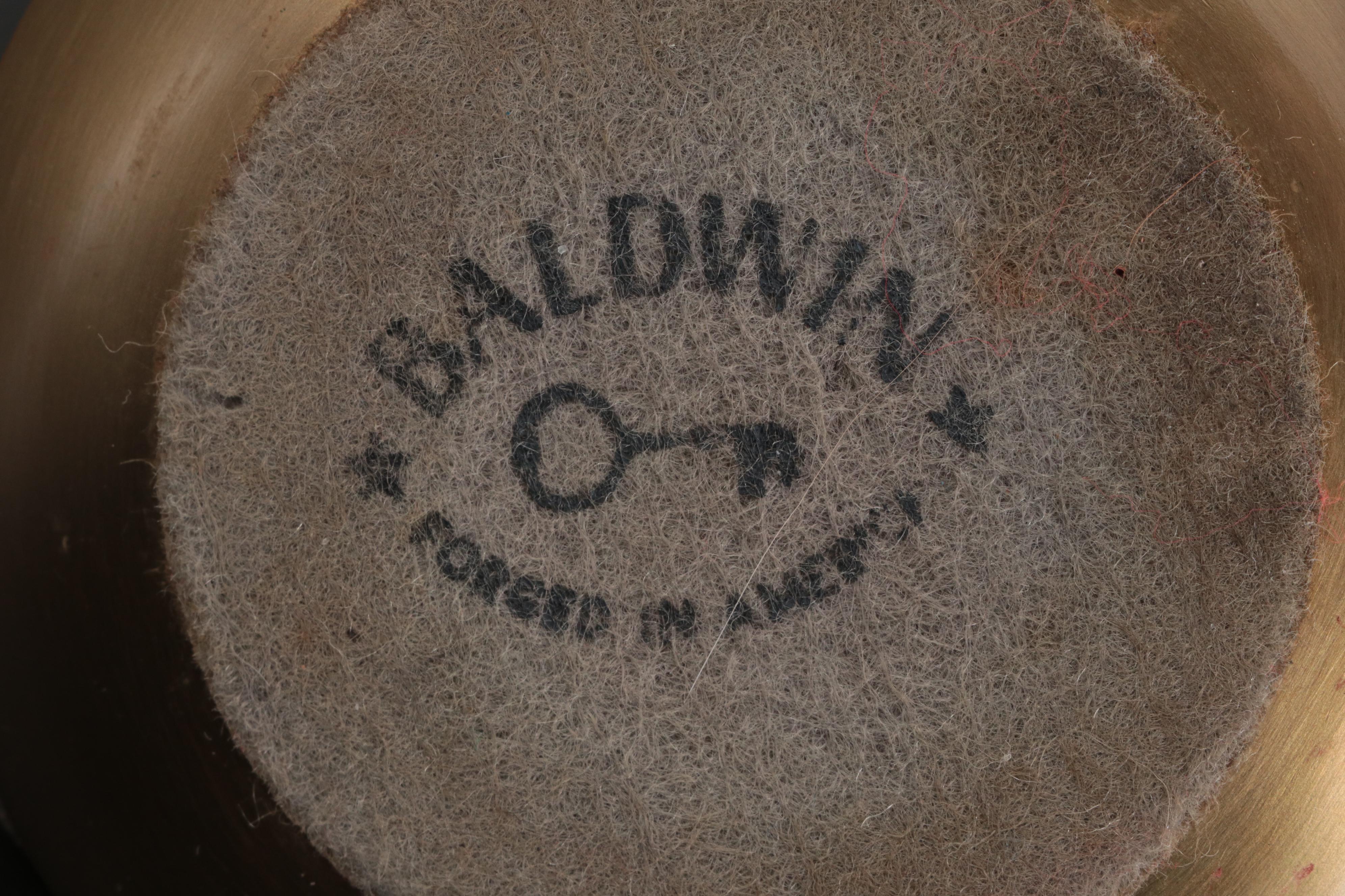 Baldwin Brass Candle Sconces and Chambersticks With Royal Copenhagen Candlestick