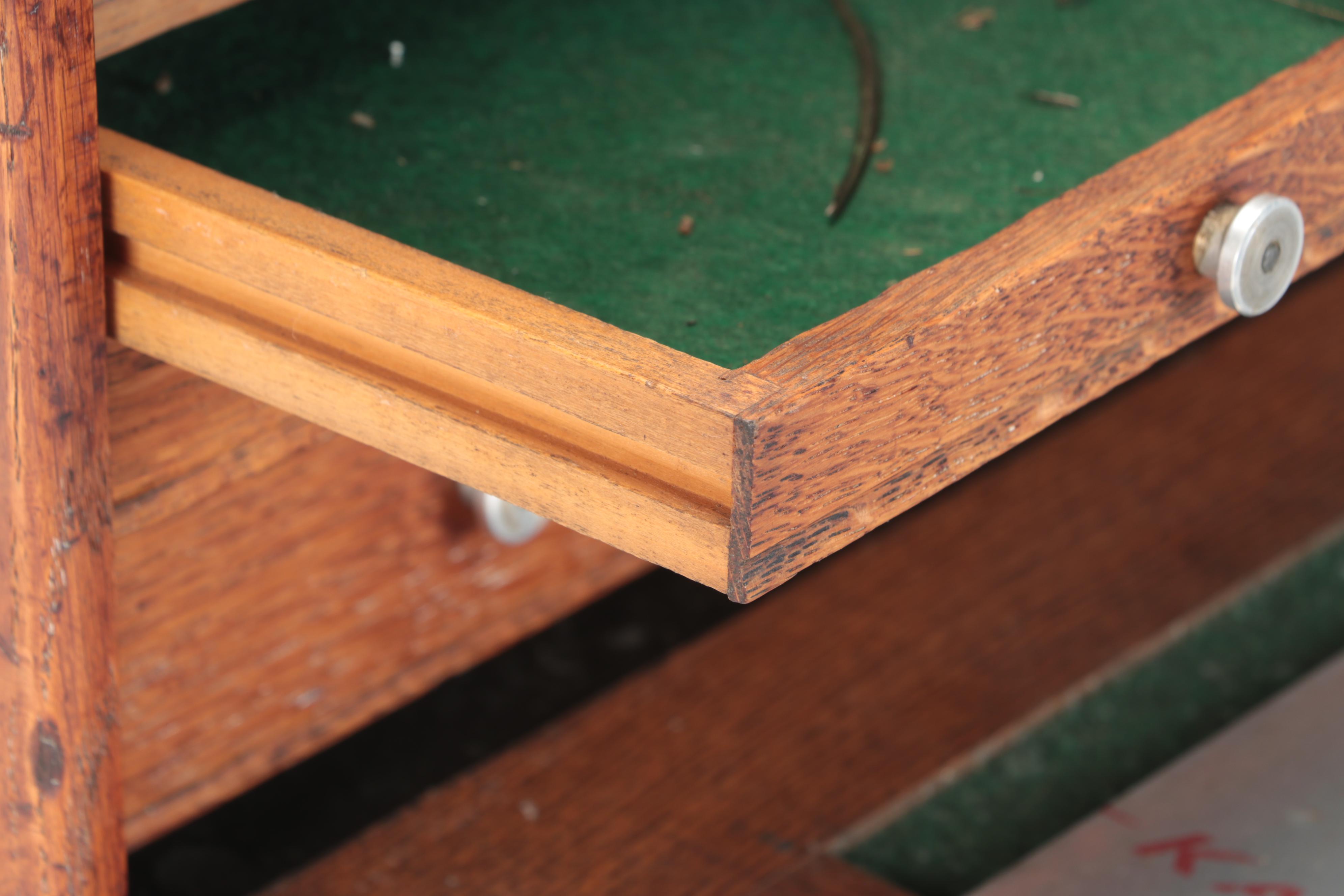 H. Gerstner & Sons Quartersawn Oak Machinist's Chest, 20th Century