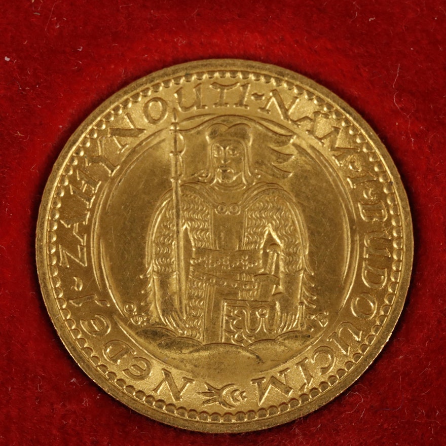 1923 Czechoslovakia Dukat Gold Coin