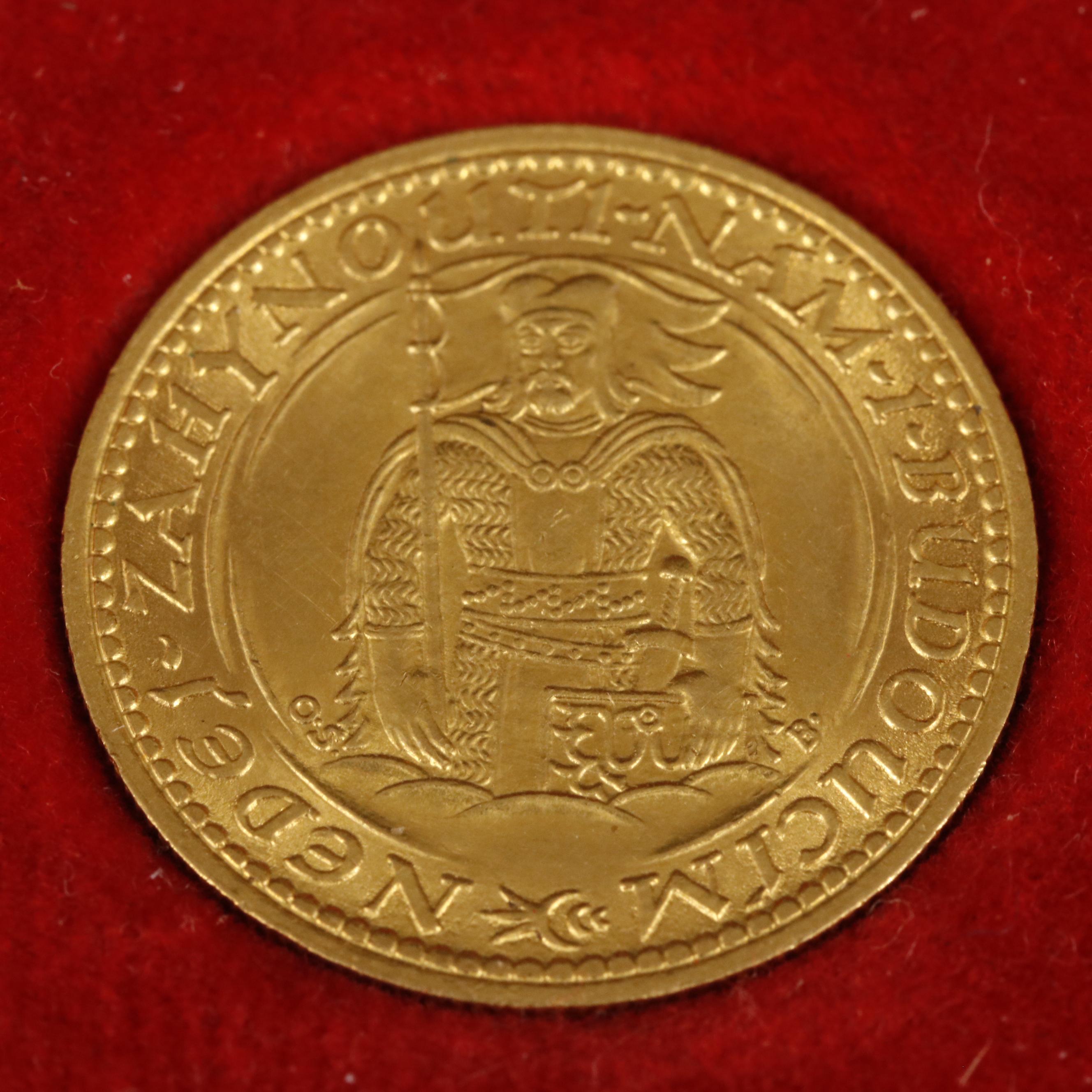 1923 Czechoslovakia Dukat Gold Coin