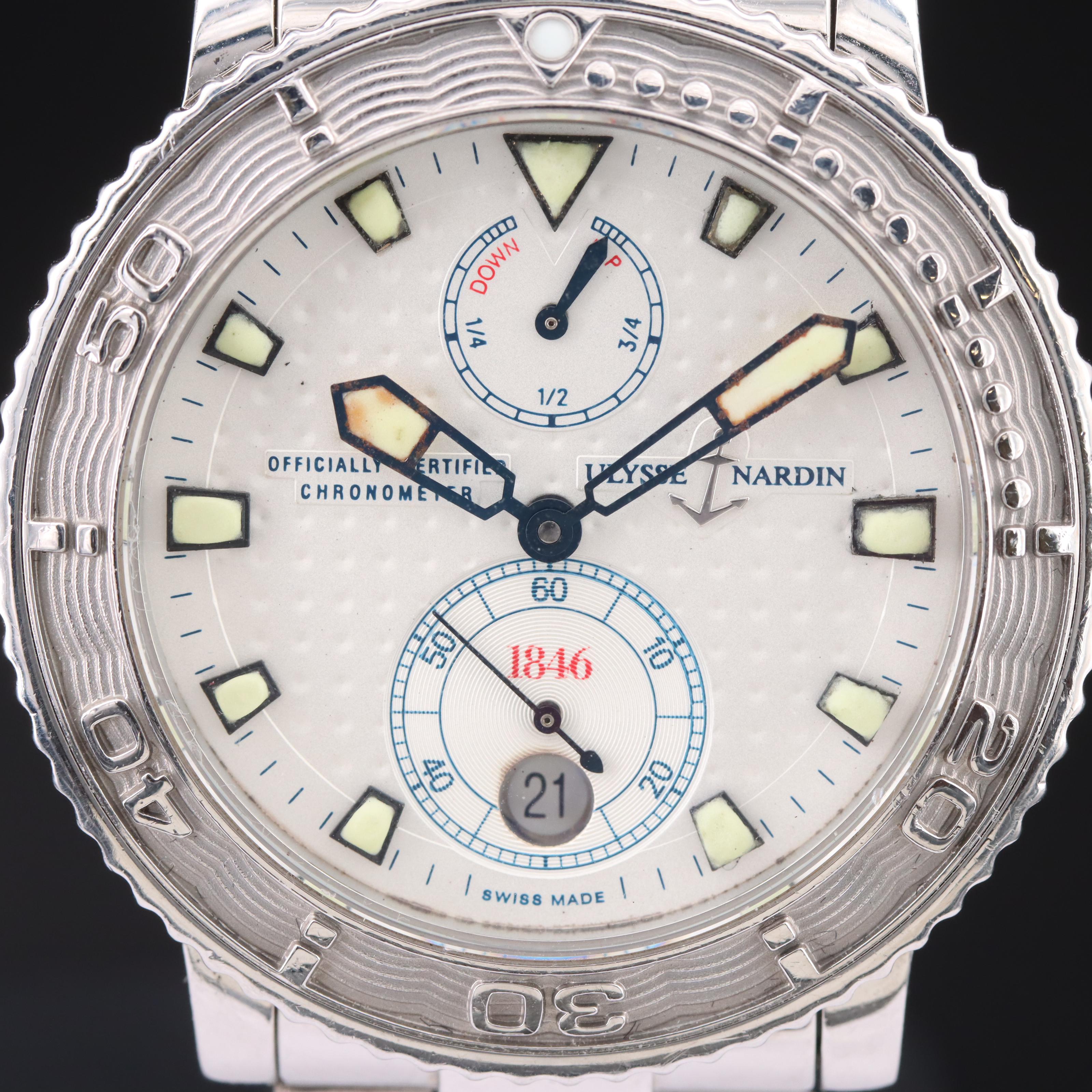 Ulysse Nardin Marine Diver Chronometer Power Reserve Watch