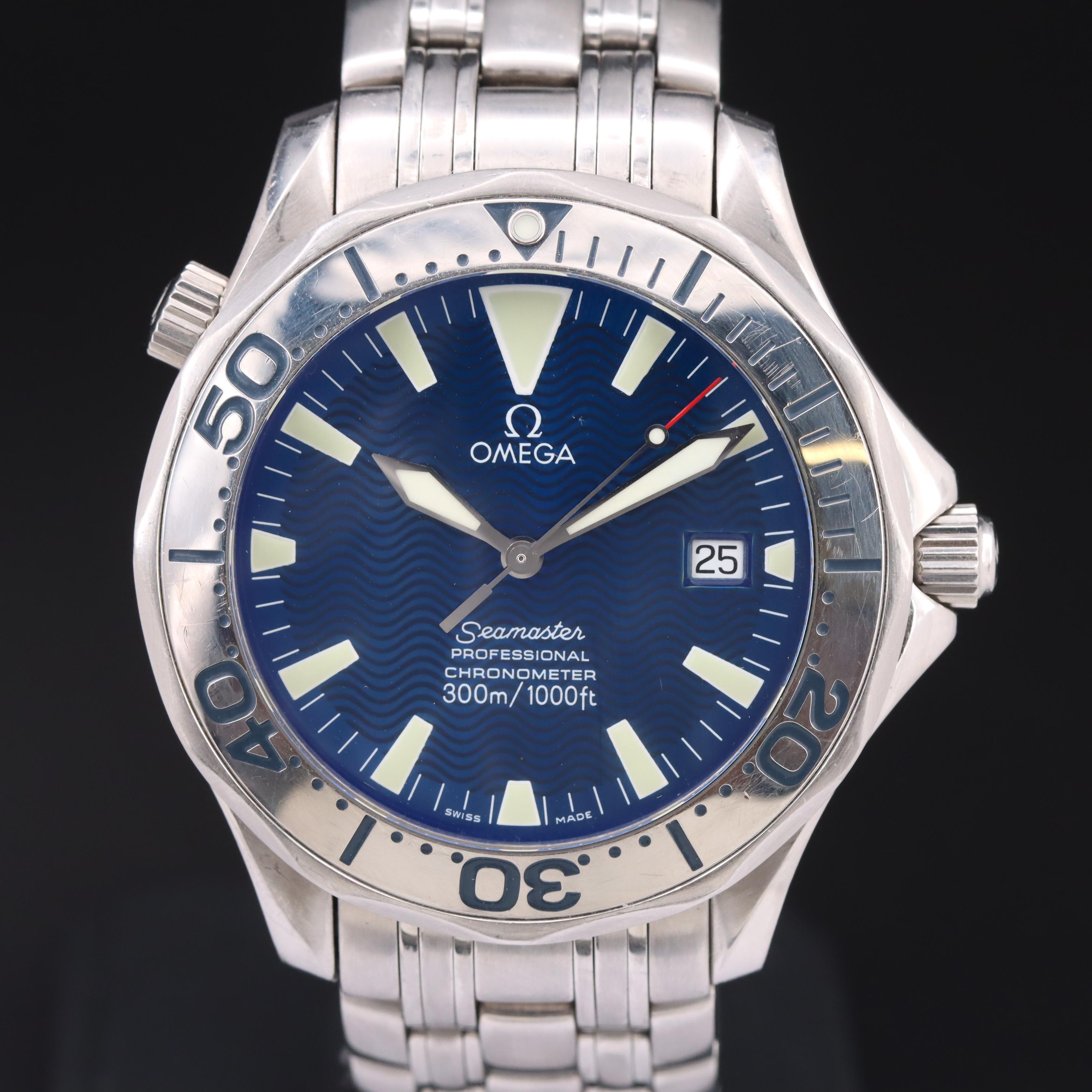 Omega Seamaster Professional Blue Wave 41mm Automatic Watch