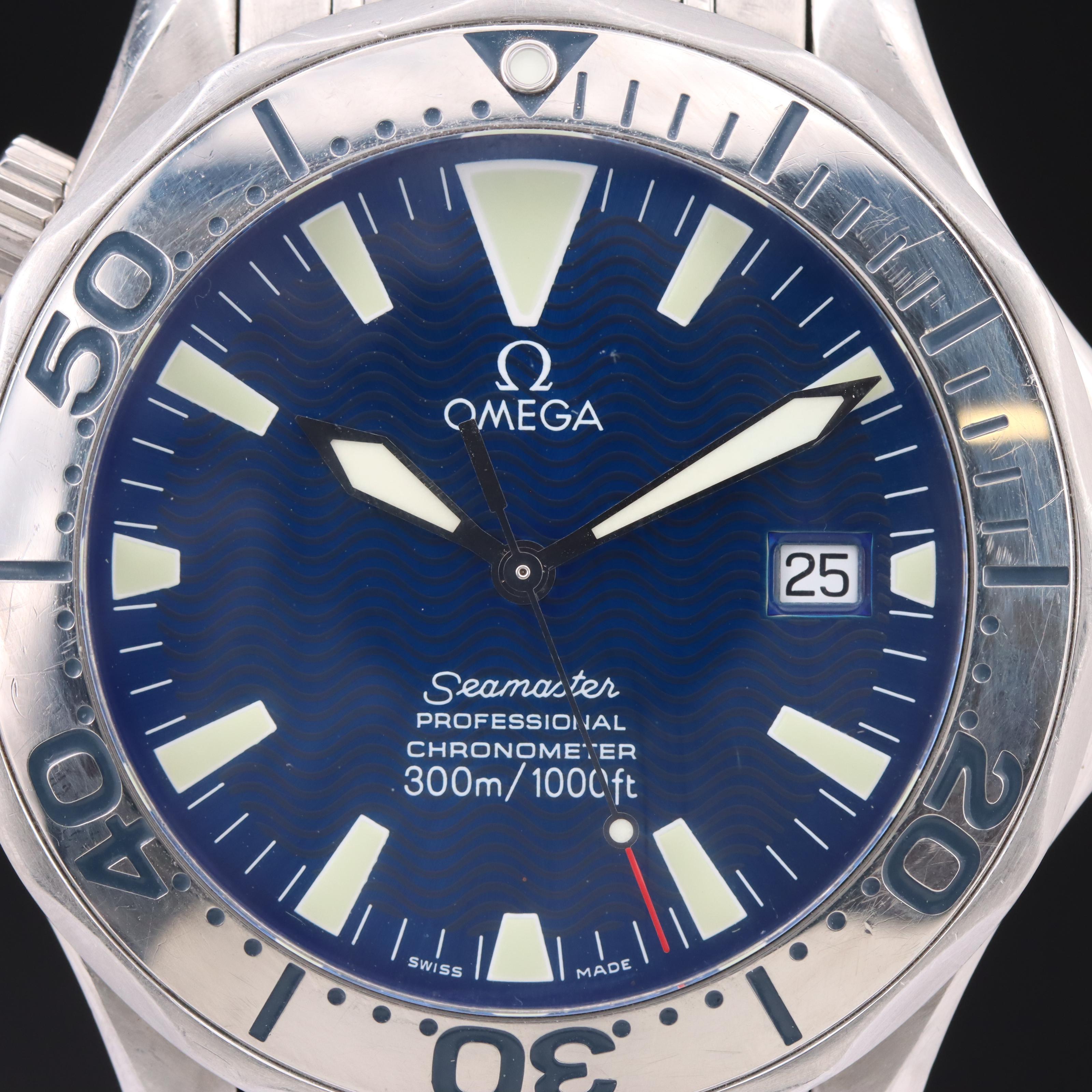 Omega Seamaster Professional Blue Wave 41mm Automatic Watch