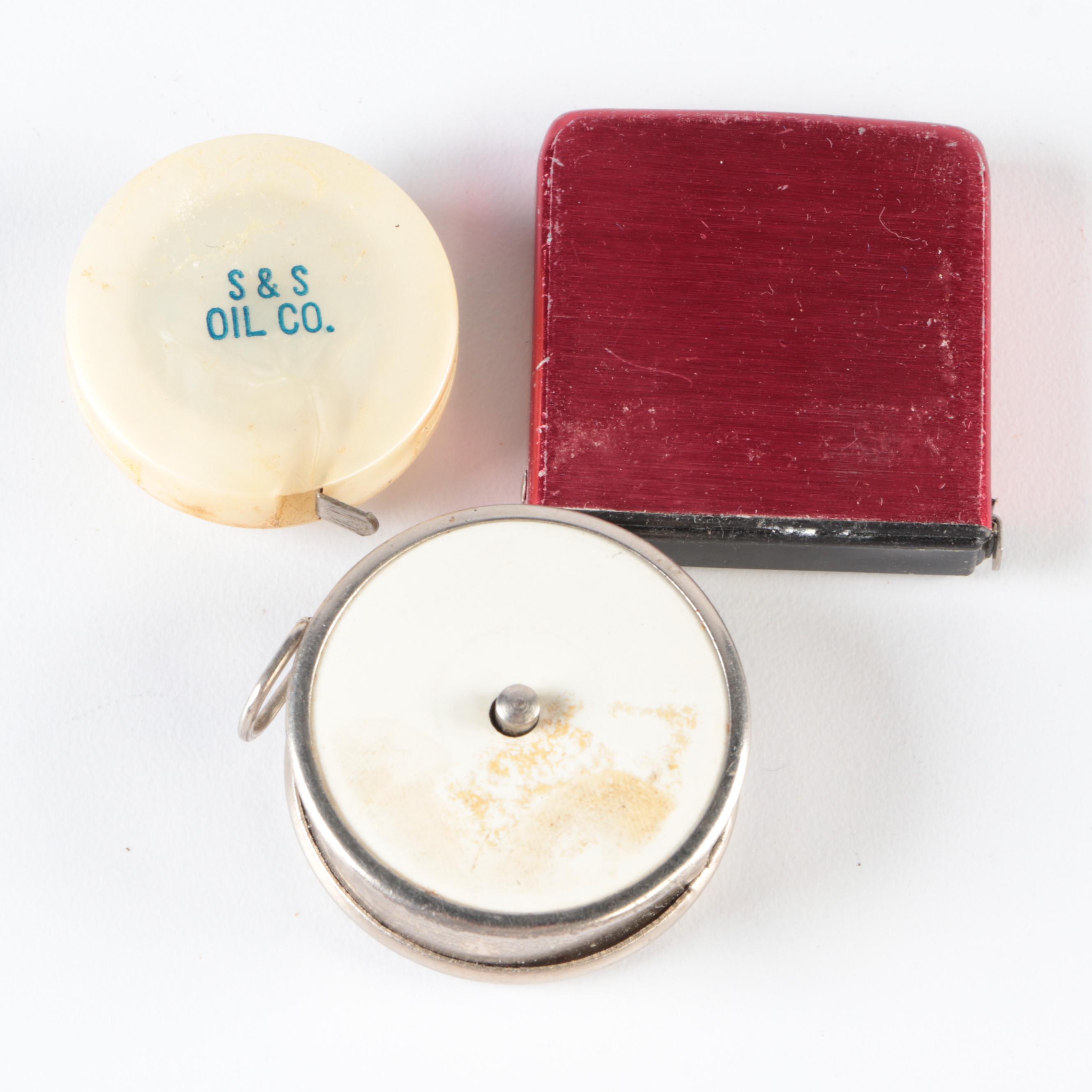 Mancini Construction Co. and Other Assorted Advertising Branded Measuring Tapes