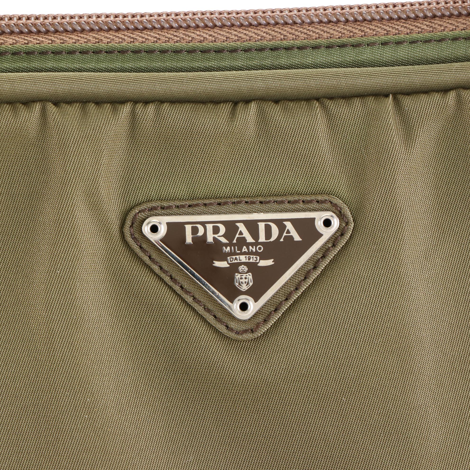 Prada Zippered Tote Bag in Tessuto Nylon
