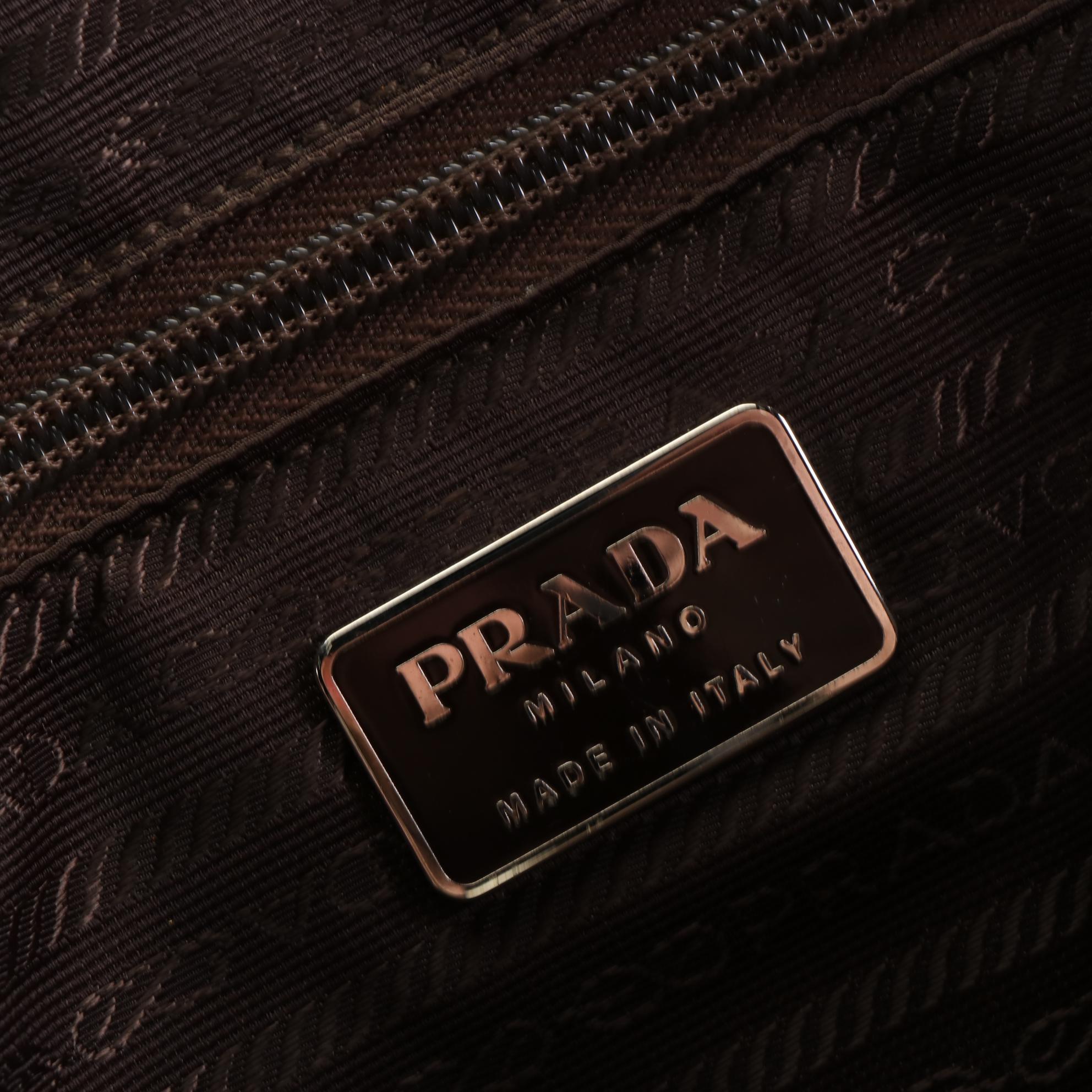 Prada Zippered Tote Bag in Tessuto Nylon