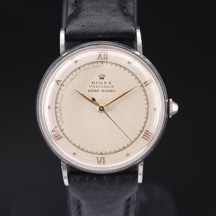 Vintage Rolex "Precision Erbe Basel" Wristwatch