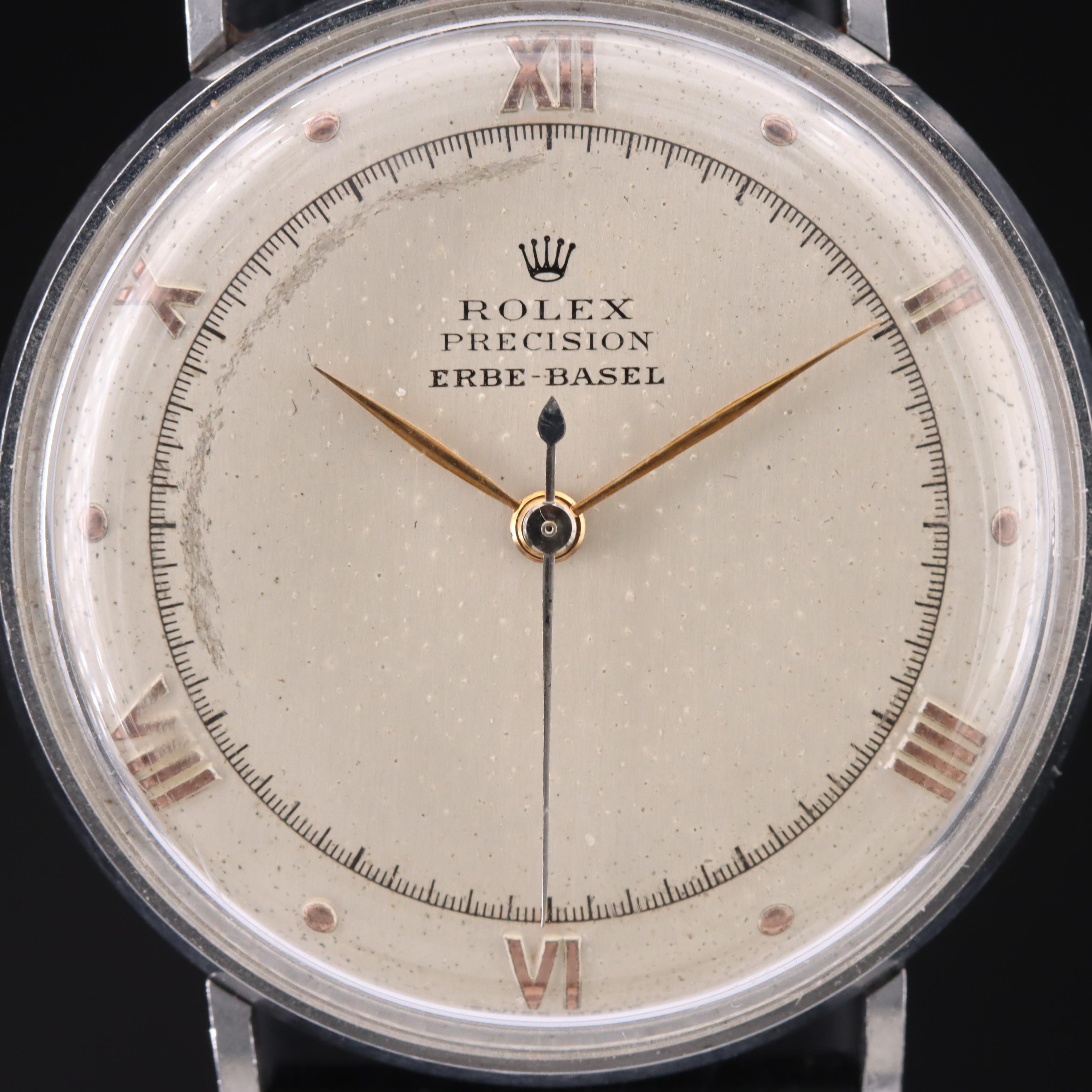 Vintage Rolex "Precision Erbe Basel" Watch