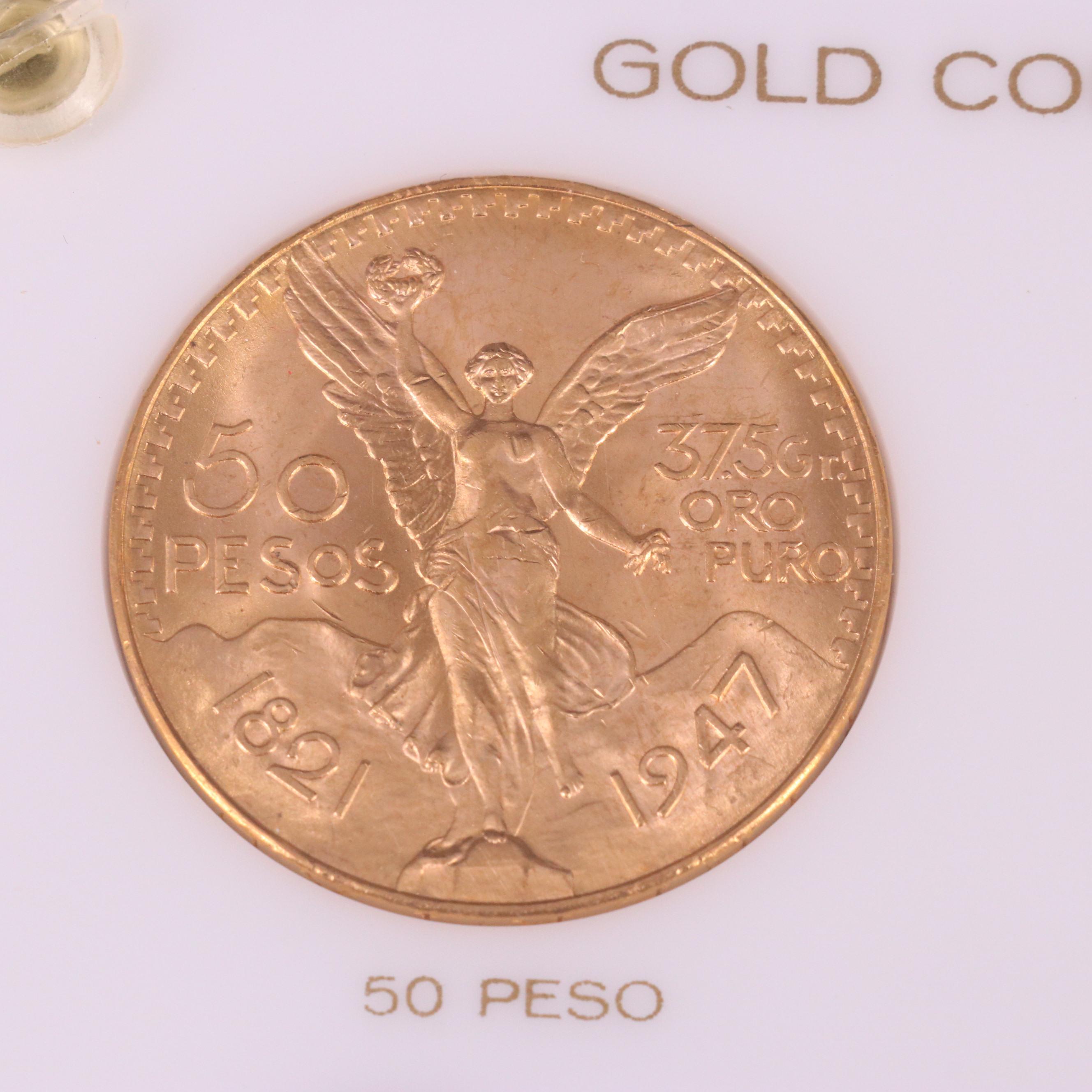 Gold Coins of Mexico Seven Coin Set