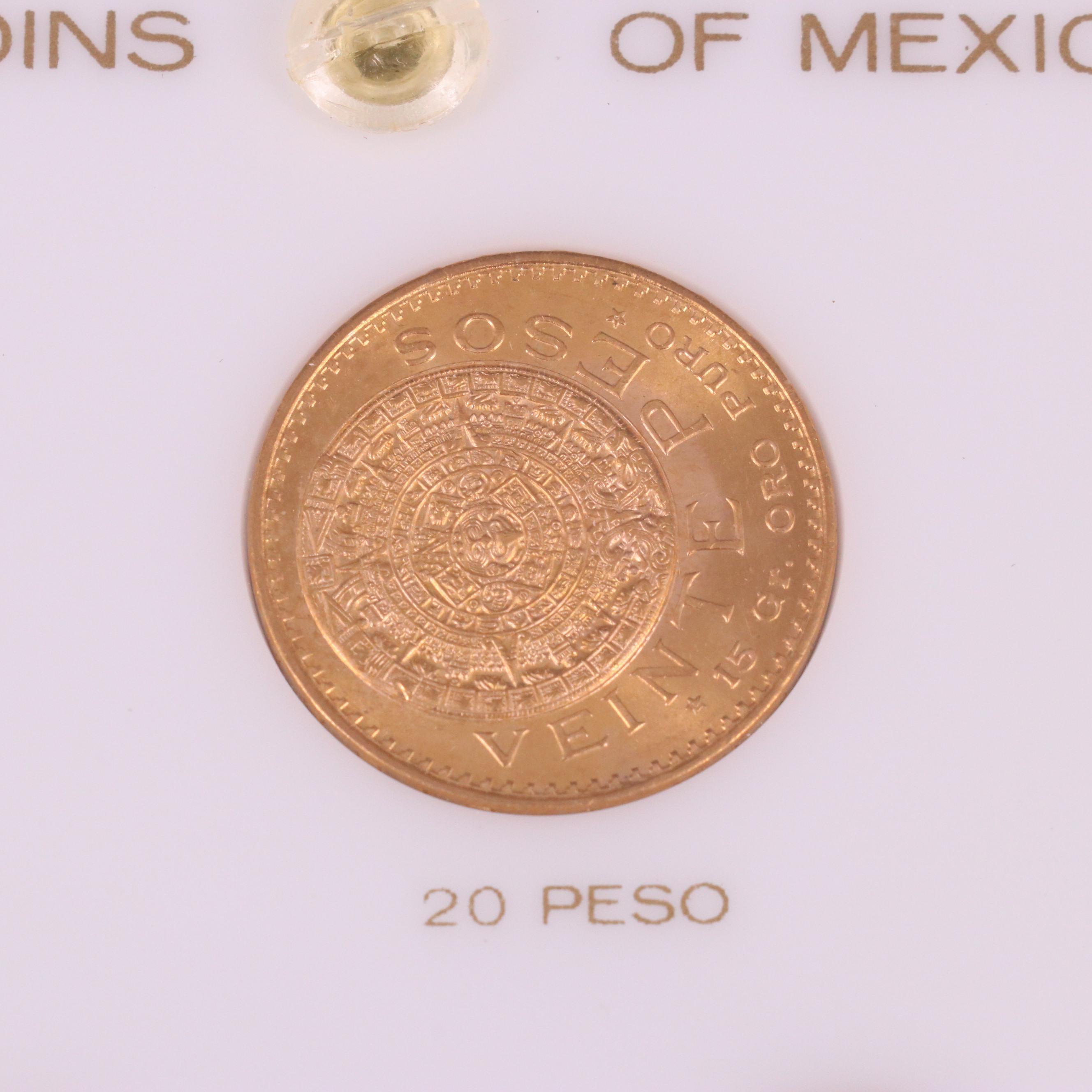 Gold Coins of Mexico Seven Coin Set