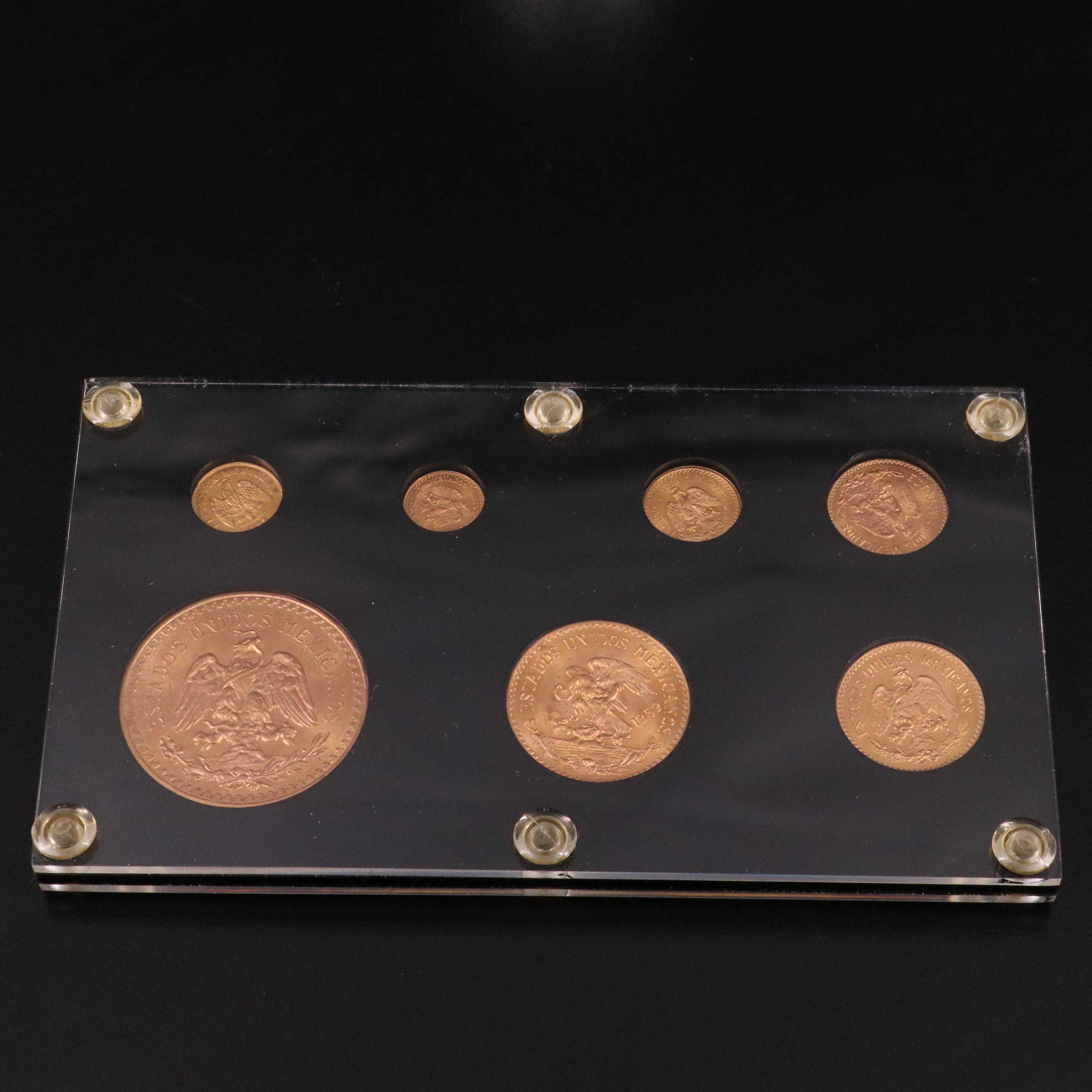 Gold Coins of Mexico Seven Coin Set