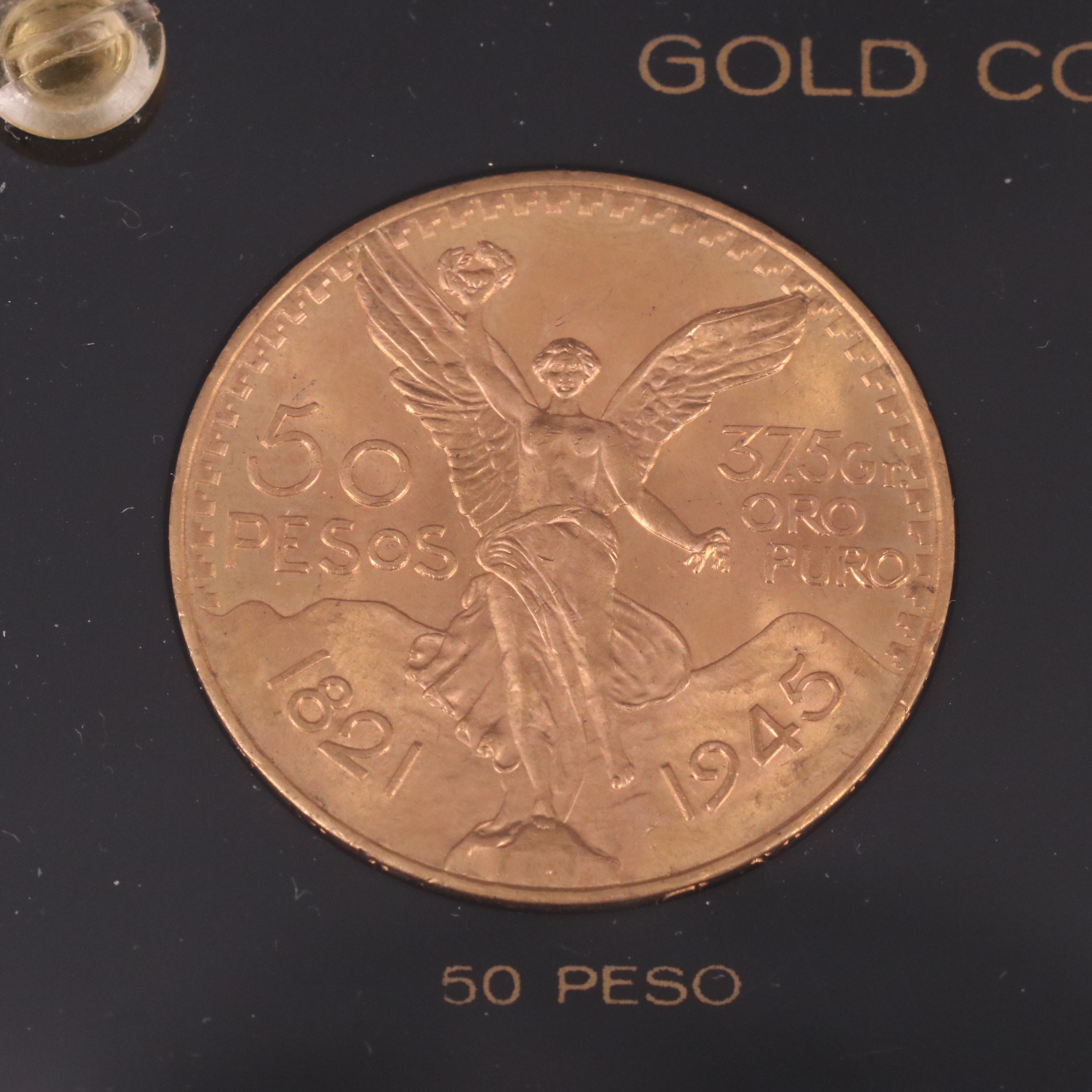 Gold Coins of Mexico Seven Coin Set