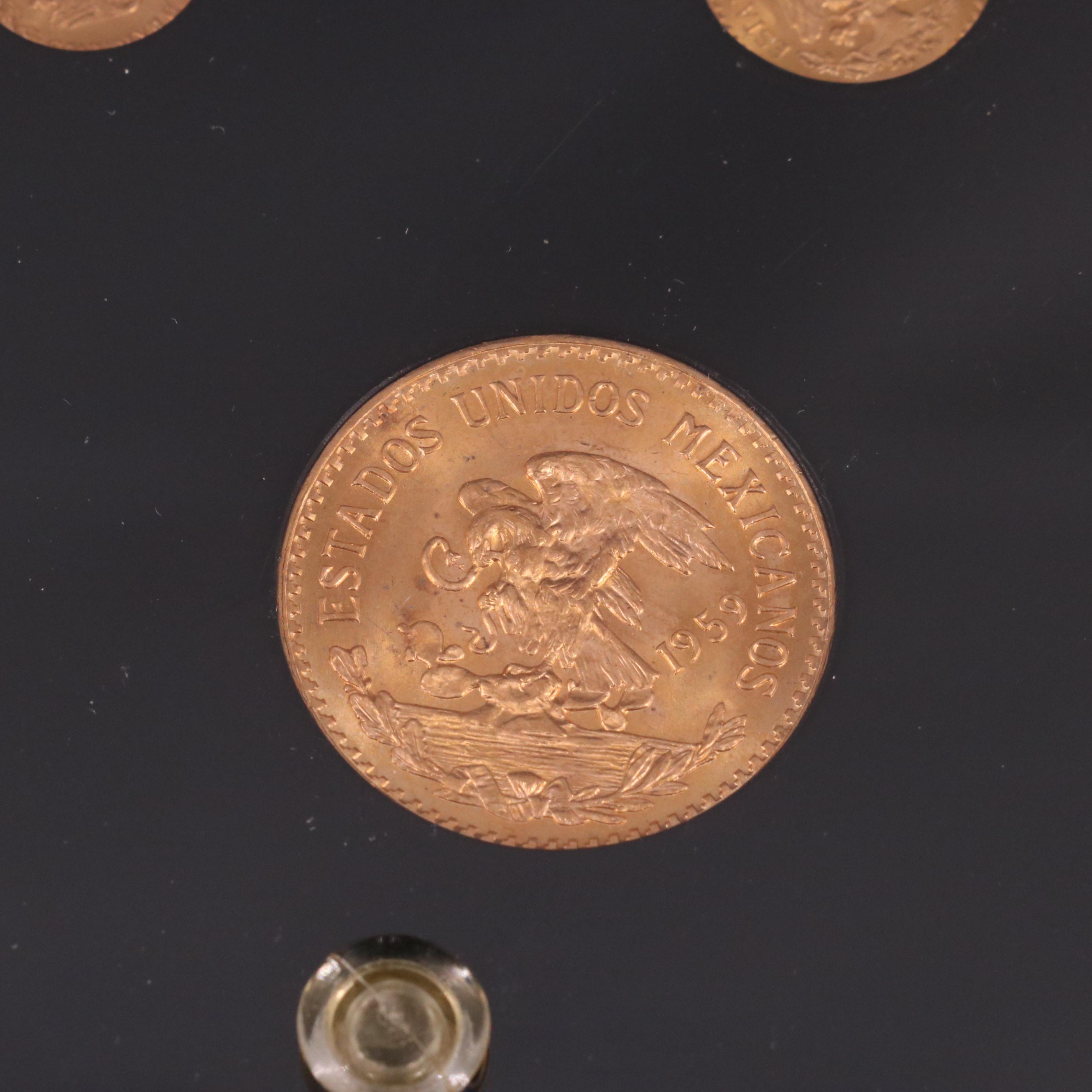 Gold Coins of Mexico Seven Coin Set