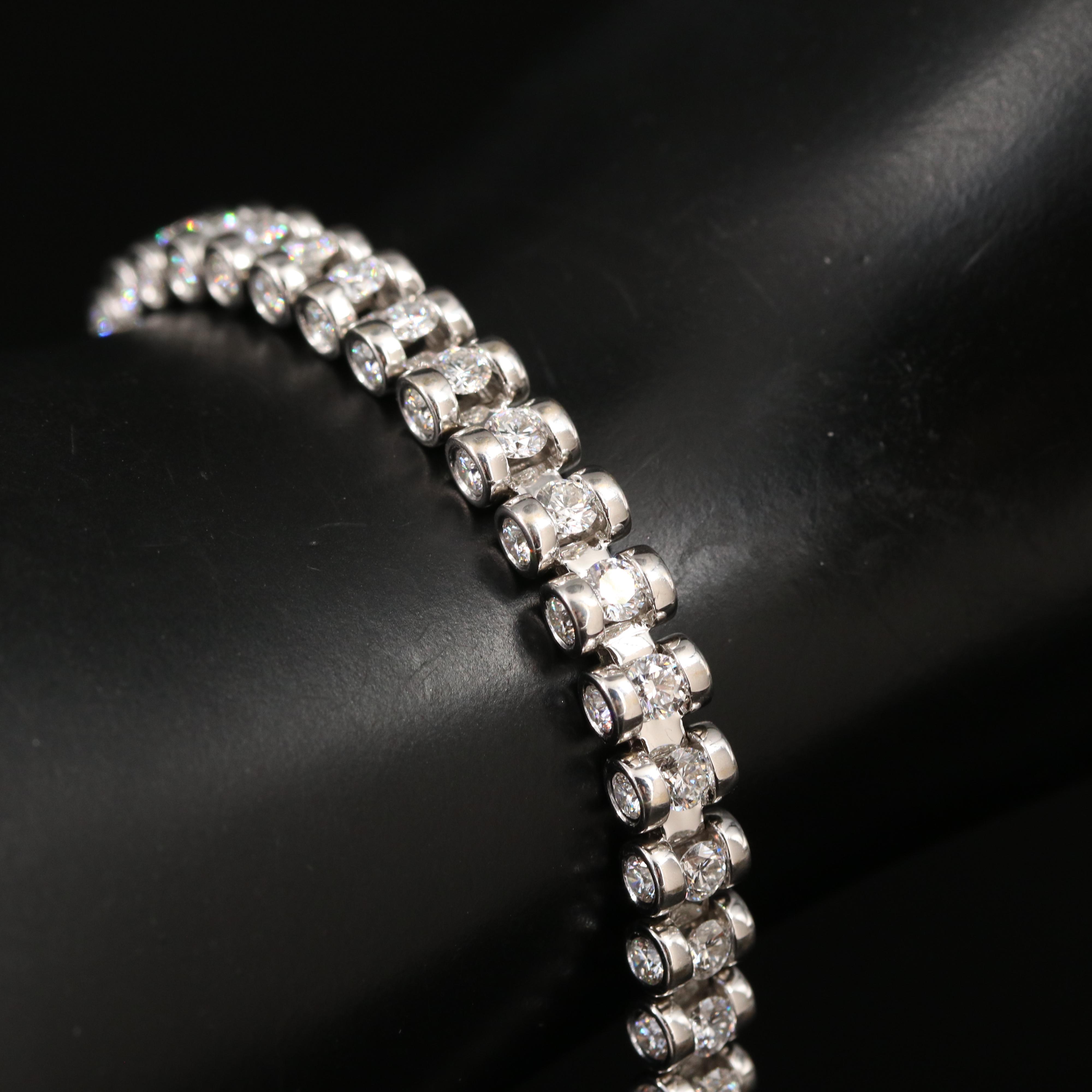 18K 10.12 CTW Diamond Line Bracelet