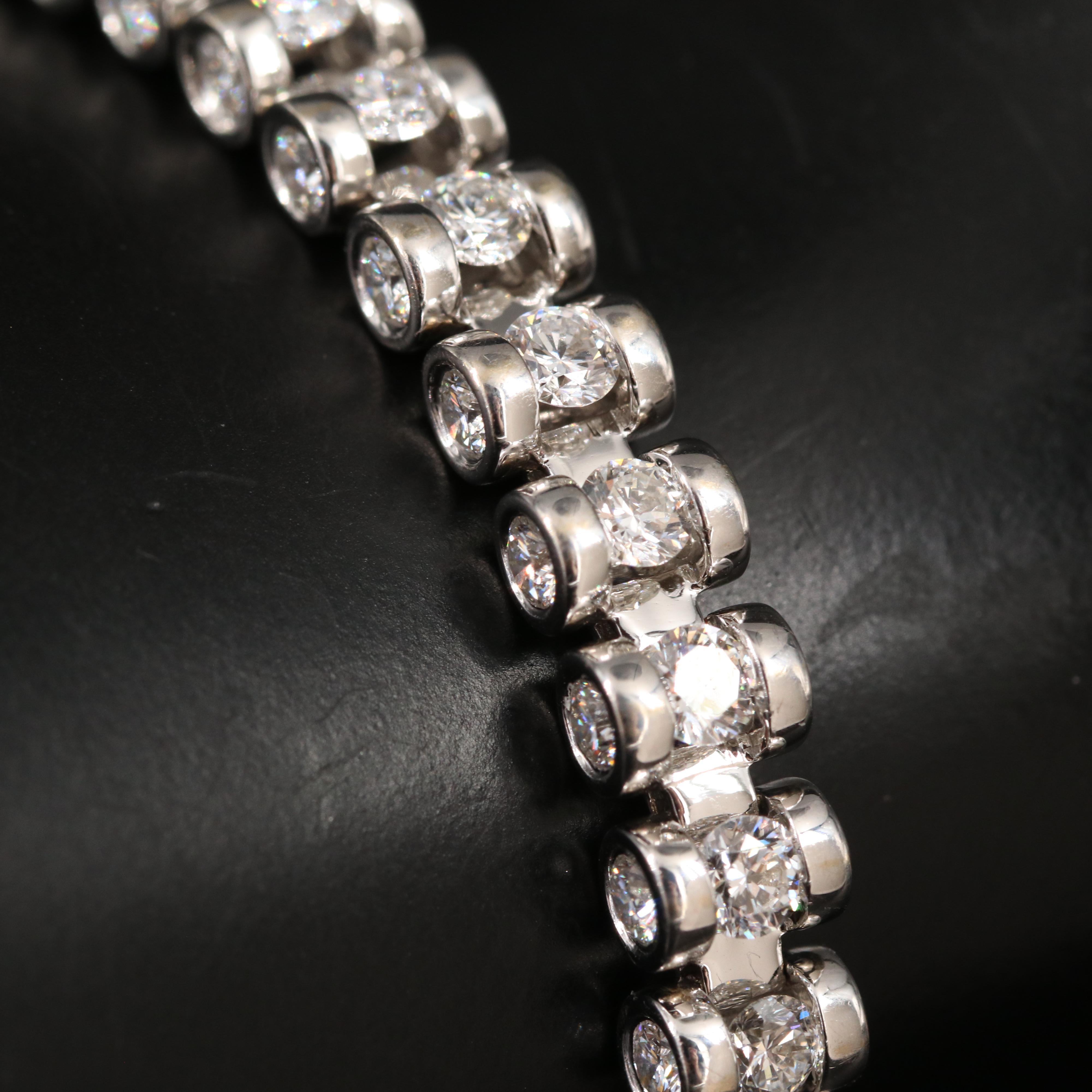 18K 10.12 CTW Diamond Line Bracelet
