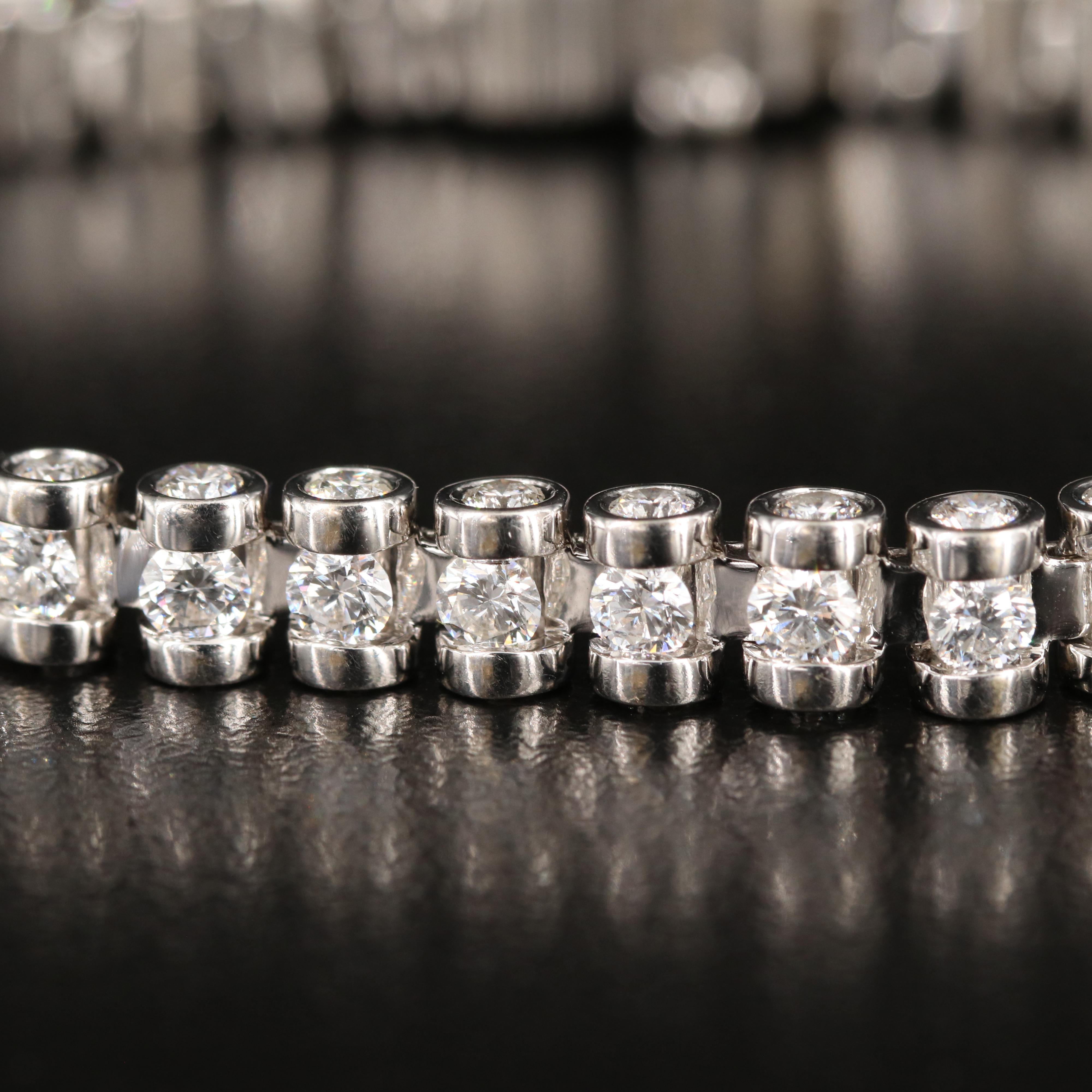 18K 10.12 CTW Diamond Line Bracelet