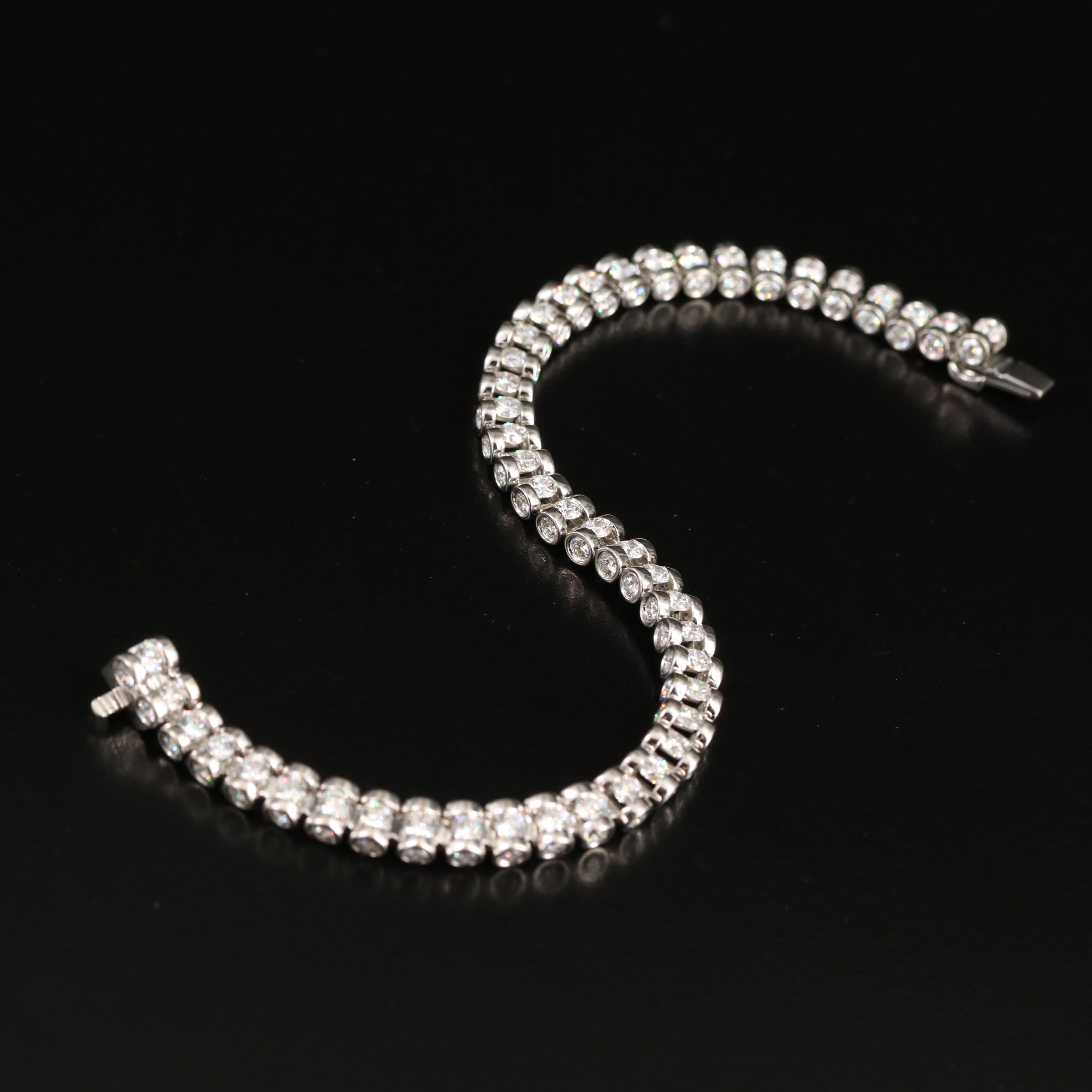 18K 10.12 CTW Diamond Line Bracelet