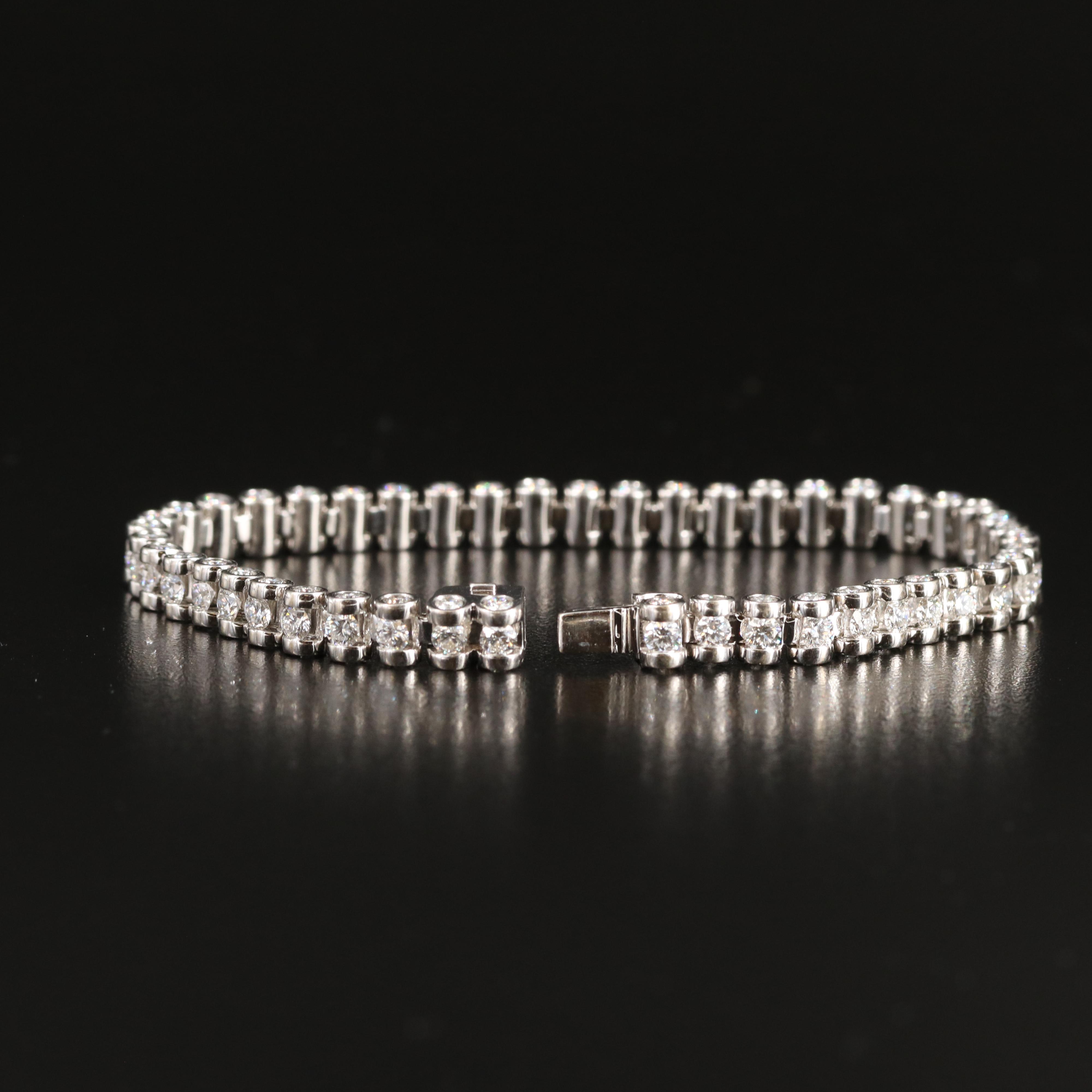 18K 10.12 CTW Diamond Line Bracelet