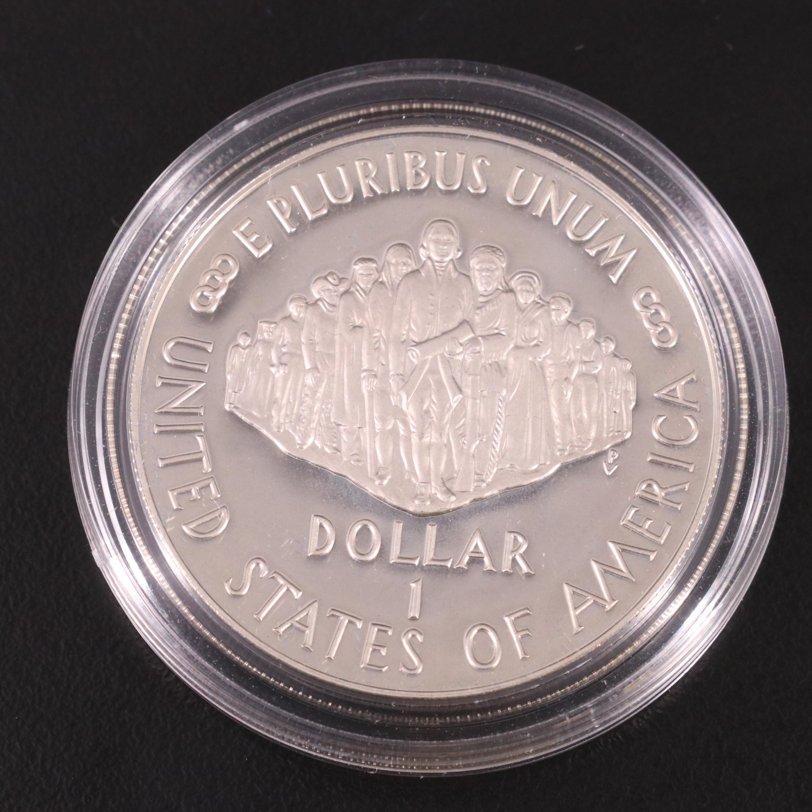 1987 United States Constitution Bicentennial Two-coin Proof Set w/ $5 Gold Coin