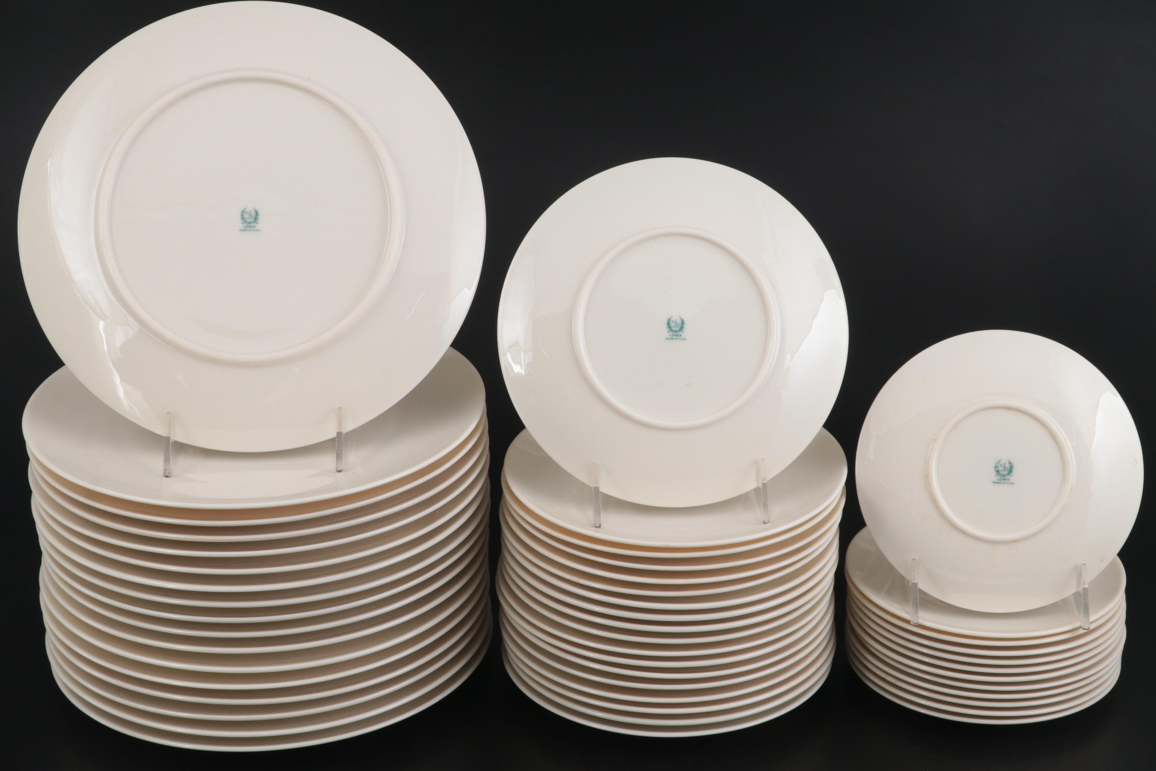 Lenox "Coupe Off White" Bone China Dinnerware, 1937–1977