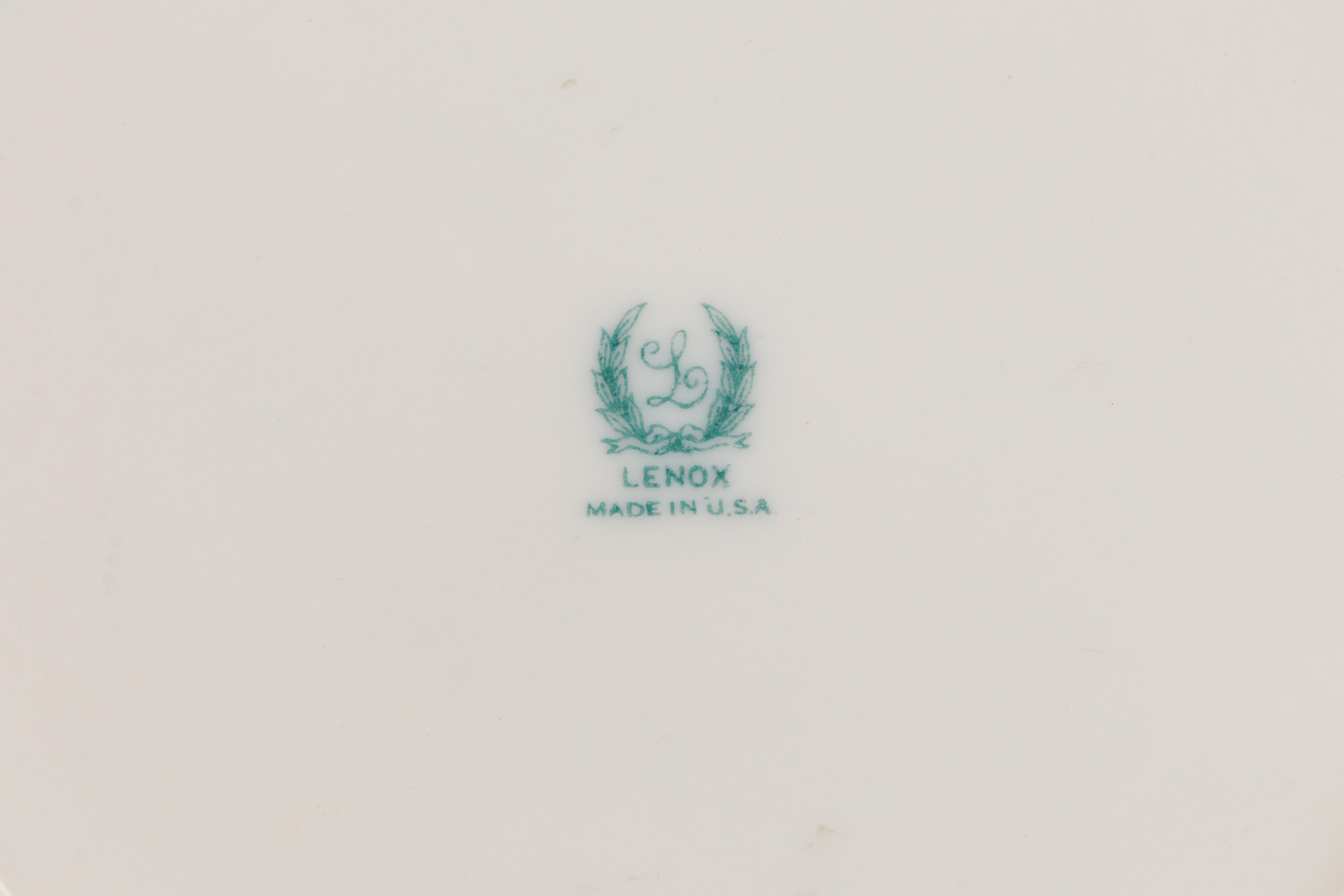 Lenox "Coupe Off White" Bone China Dinnerware, 1937–1977