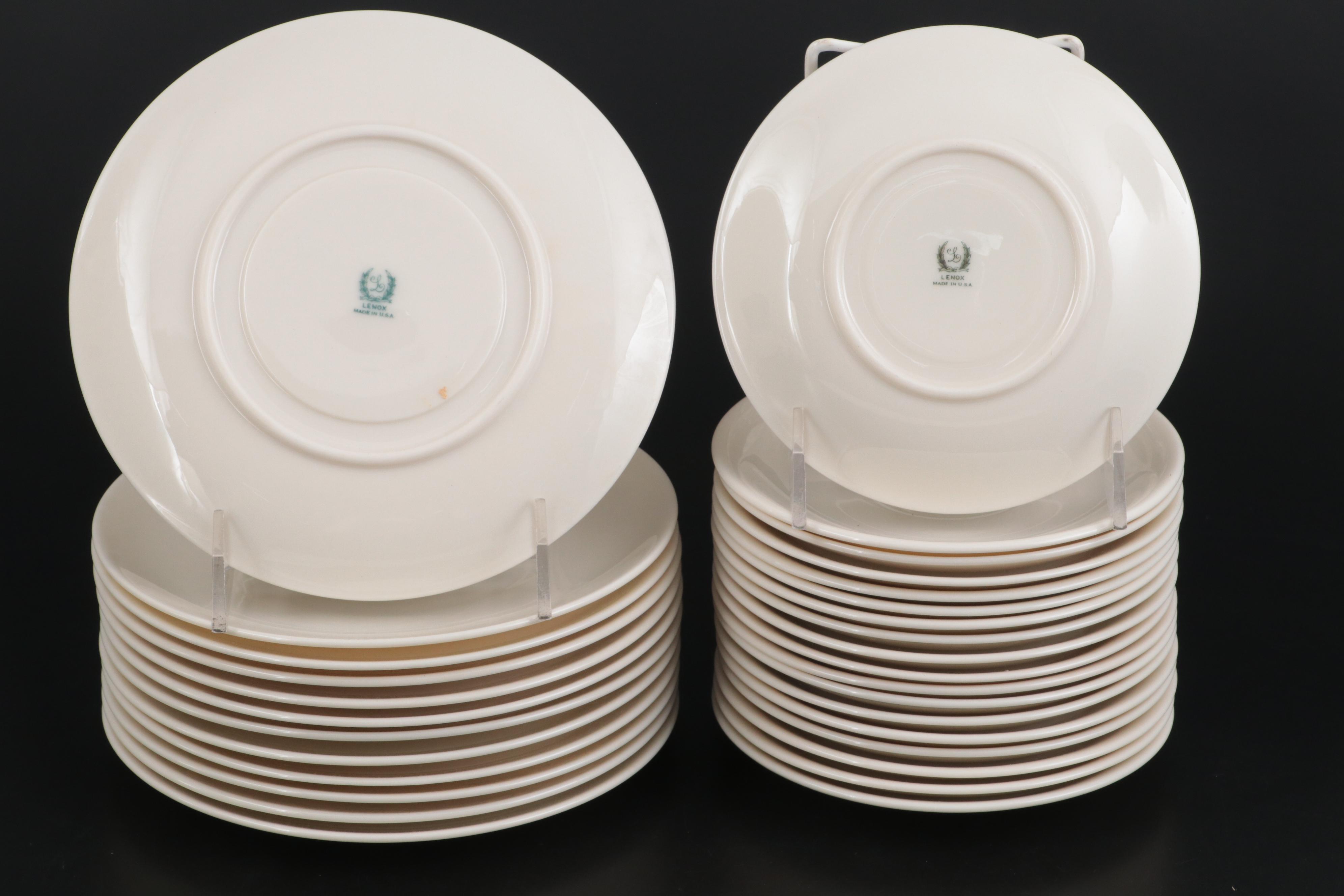 Lenox "Coupe Off White" Bone China Dinnerware, 1937–1977