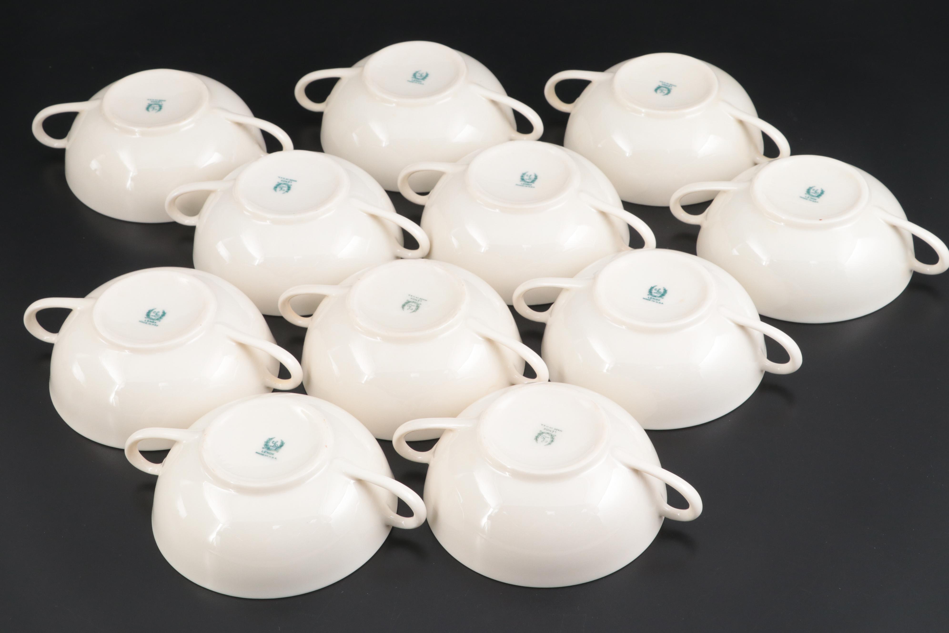 Lenox "Coupe Off White" Bone China Dinnerware, 1937–1977