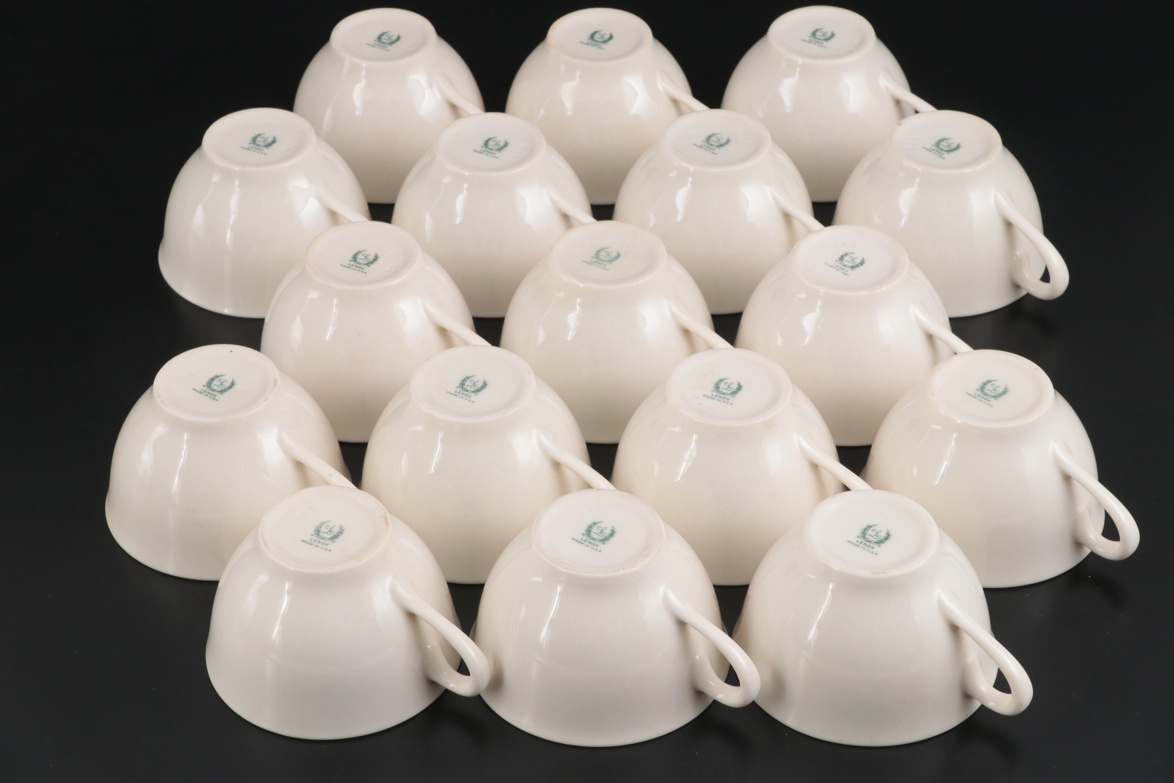 Lenox "Coupe Off White" Bone China Dinnerware, 1937–1977