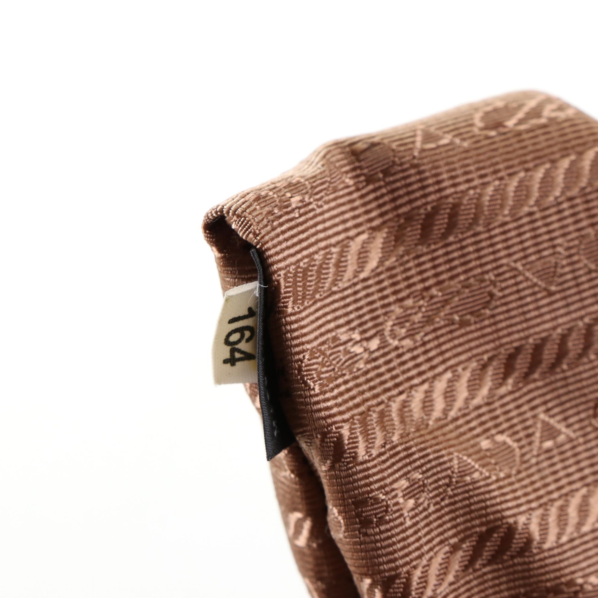 Prada Two-Way Satchel Bag in Cammeo Vitello Shine Leather