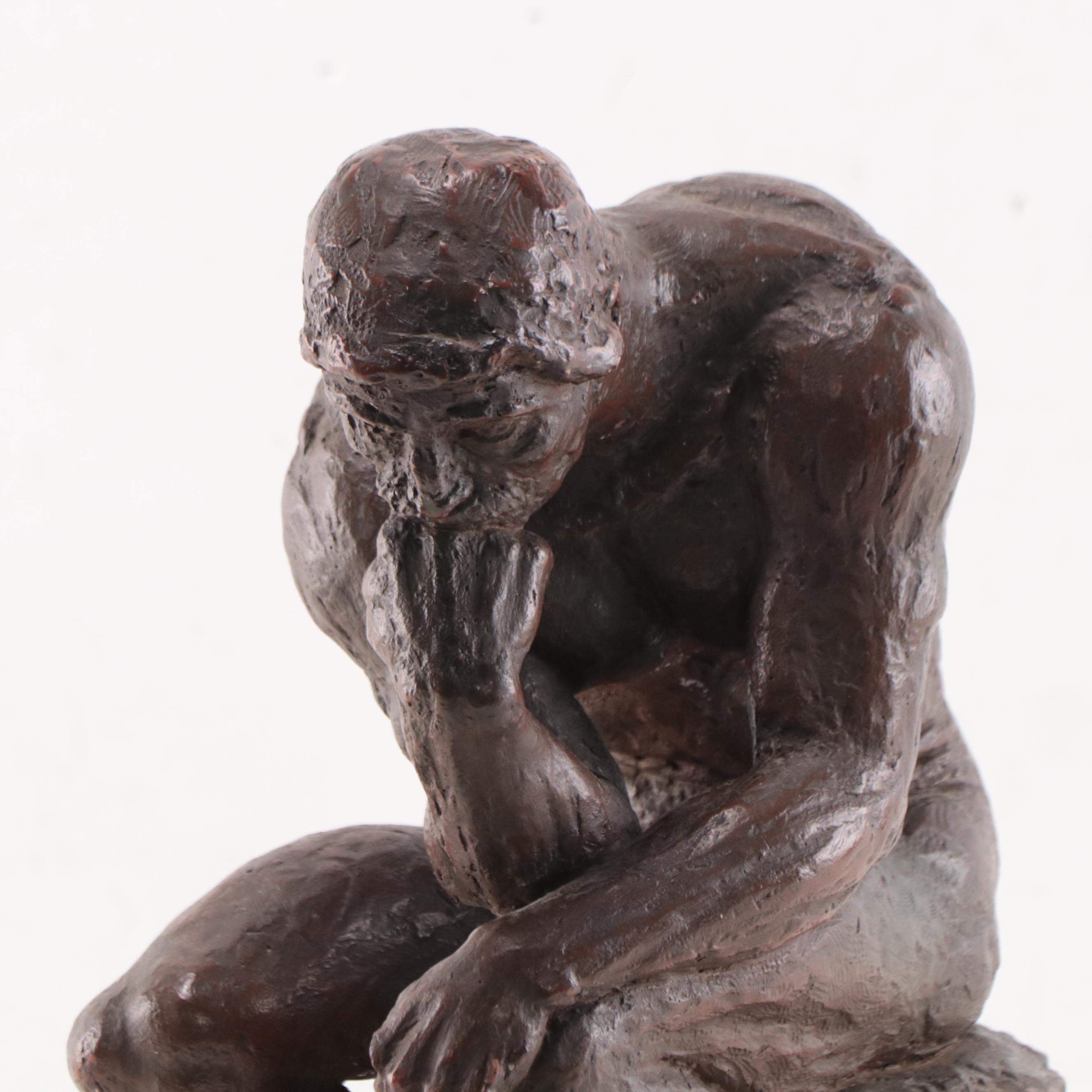 Austin Productions Plaster Reproduction "The Thinker," 1962