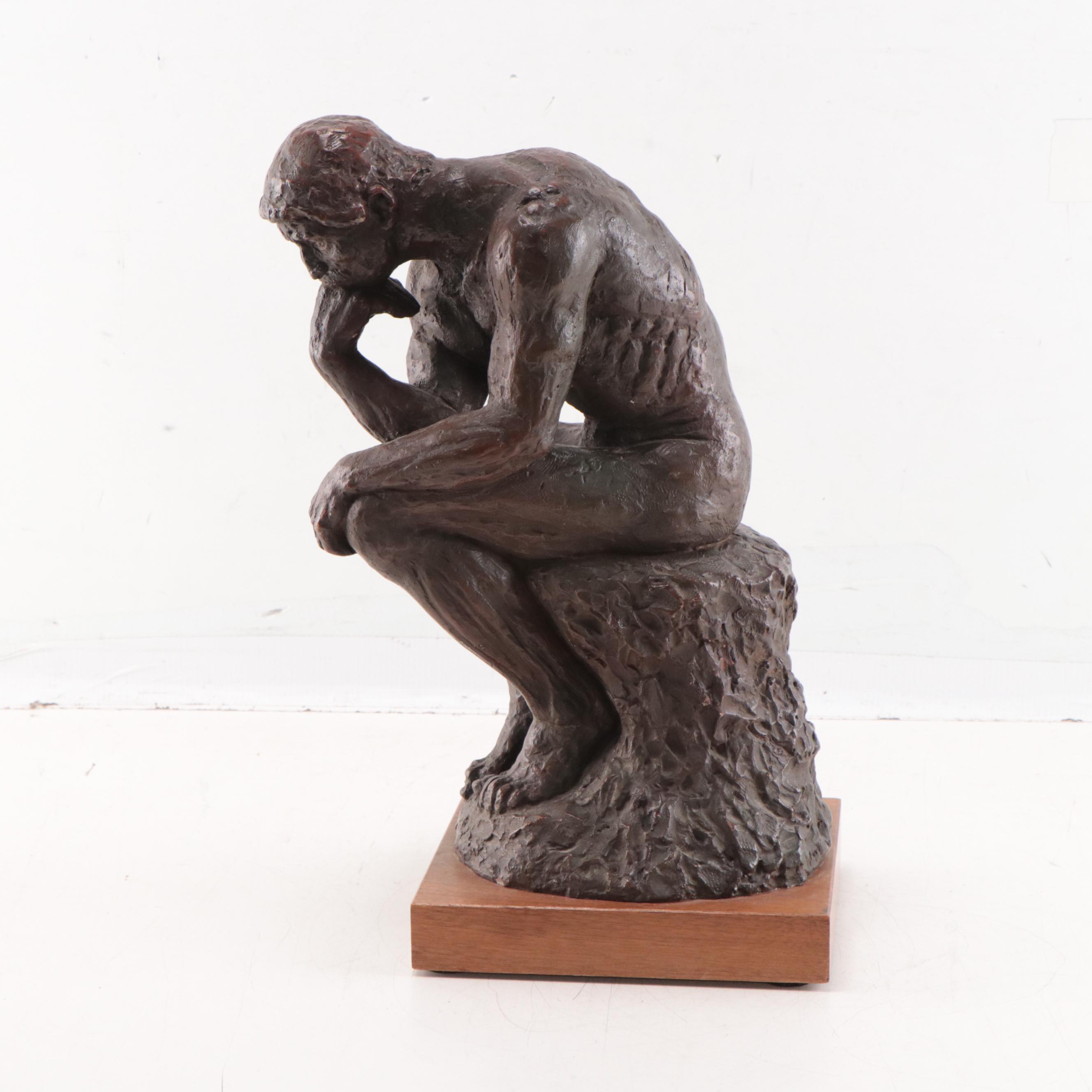 Austin Productions Plaster Reproduction "The Thinker," 1962