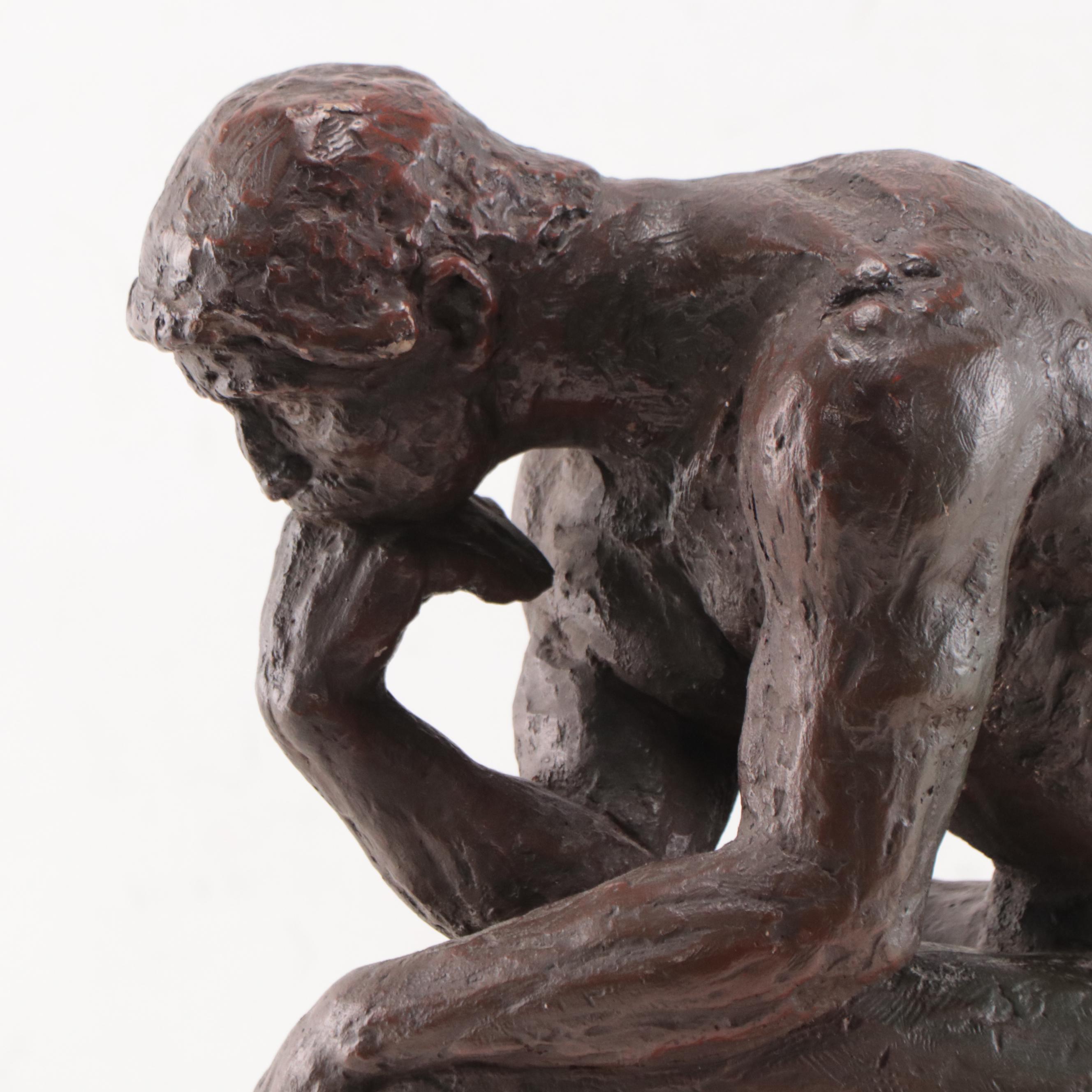 Austin Productions Plaster Reproduction "The Thinker," 1962