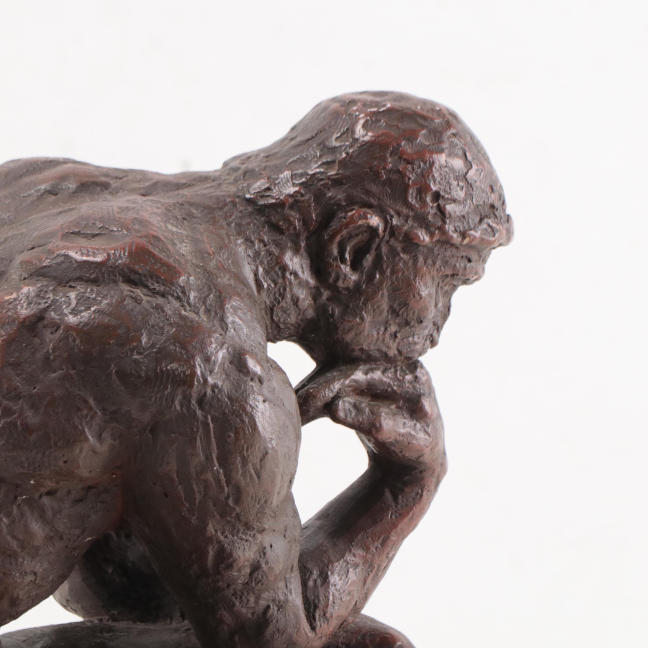 Austin Productions Plaster Reproduction "The Thinker," 1962