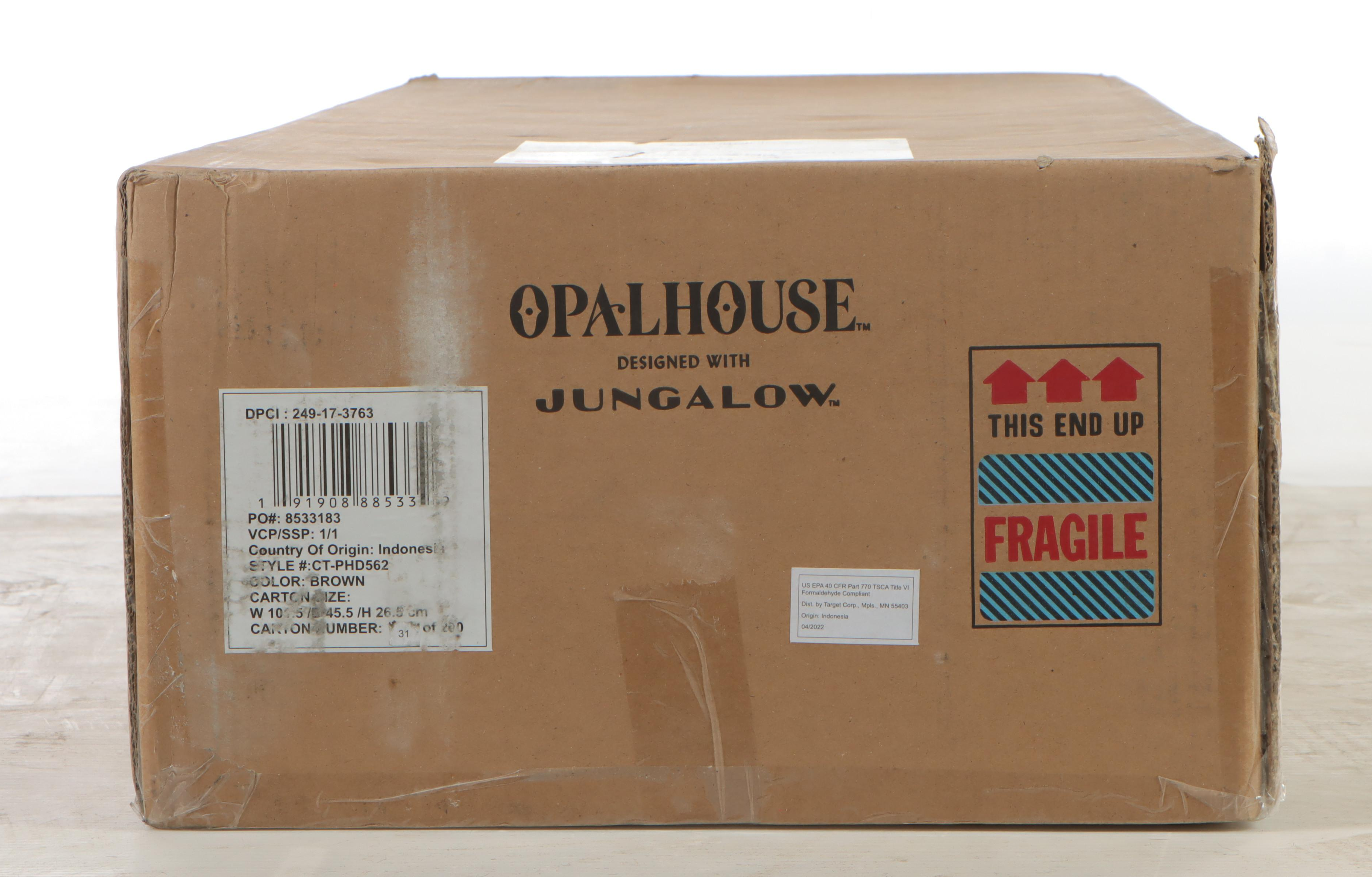 Opalhouse With Jungalow Laridae Basket Console in Brown