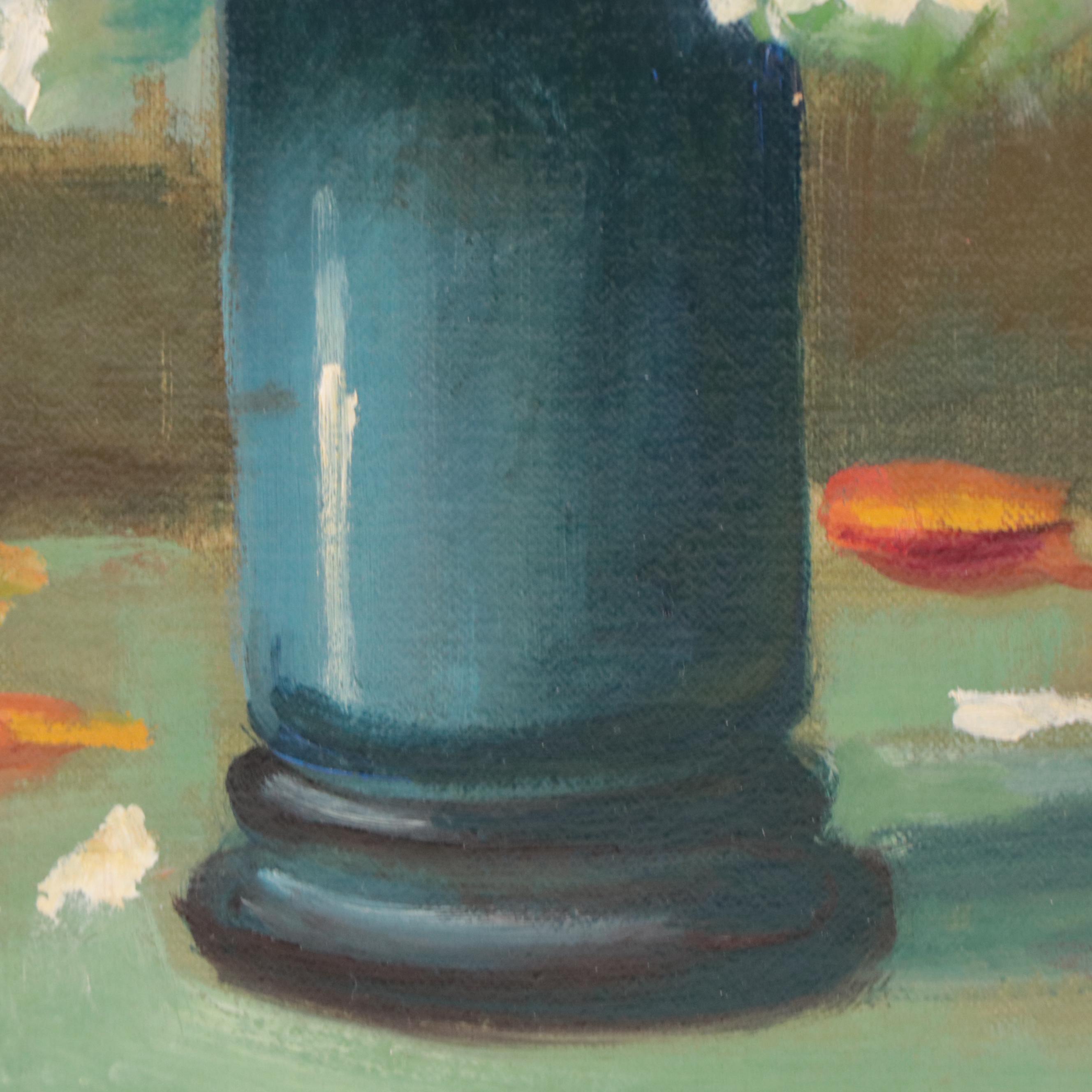 Martin Rettig Floral Still Life Oil Painting