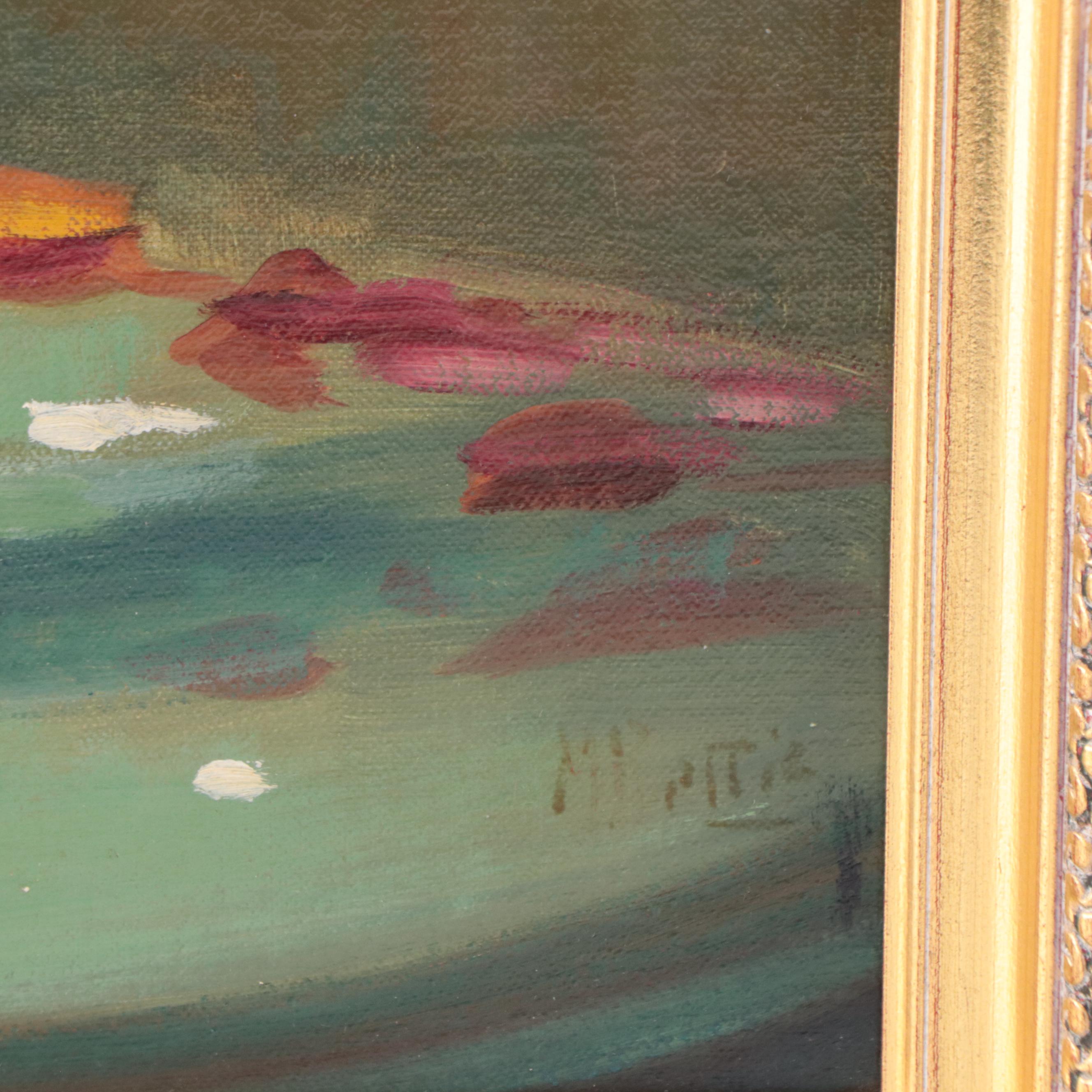 Martin Rettig Floral Still Life Oil Painting