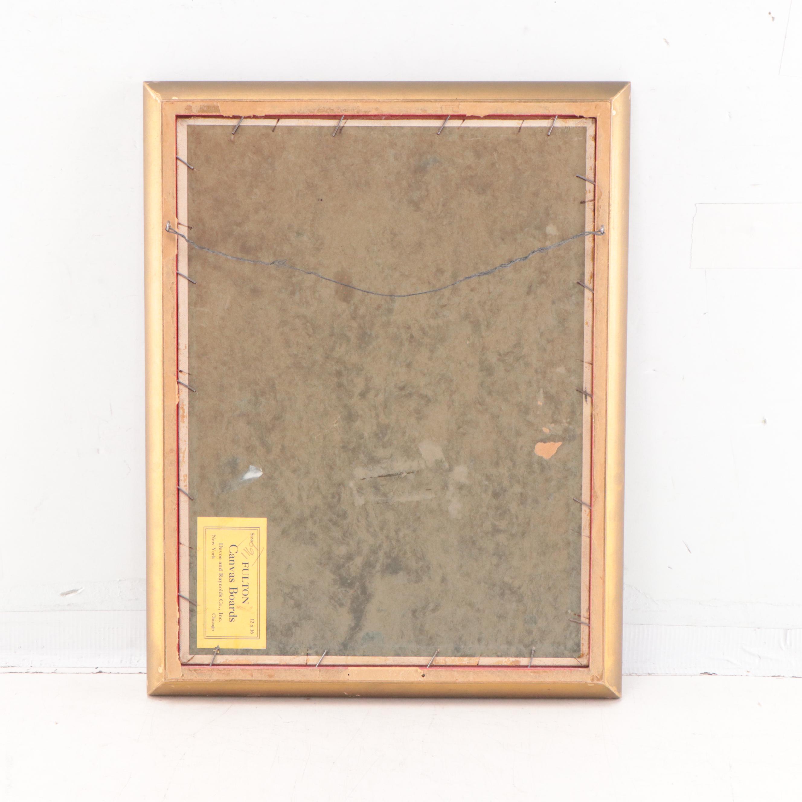 Martin Rettig Floral Still Life Oil Painting