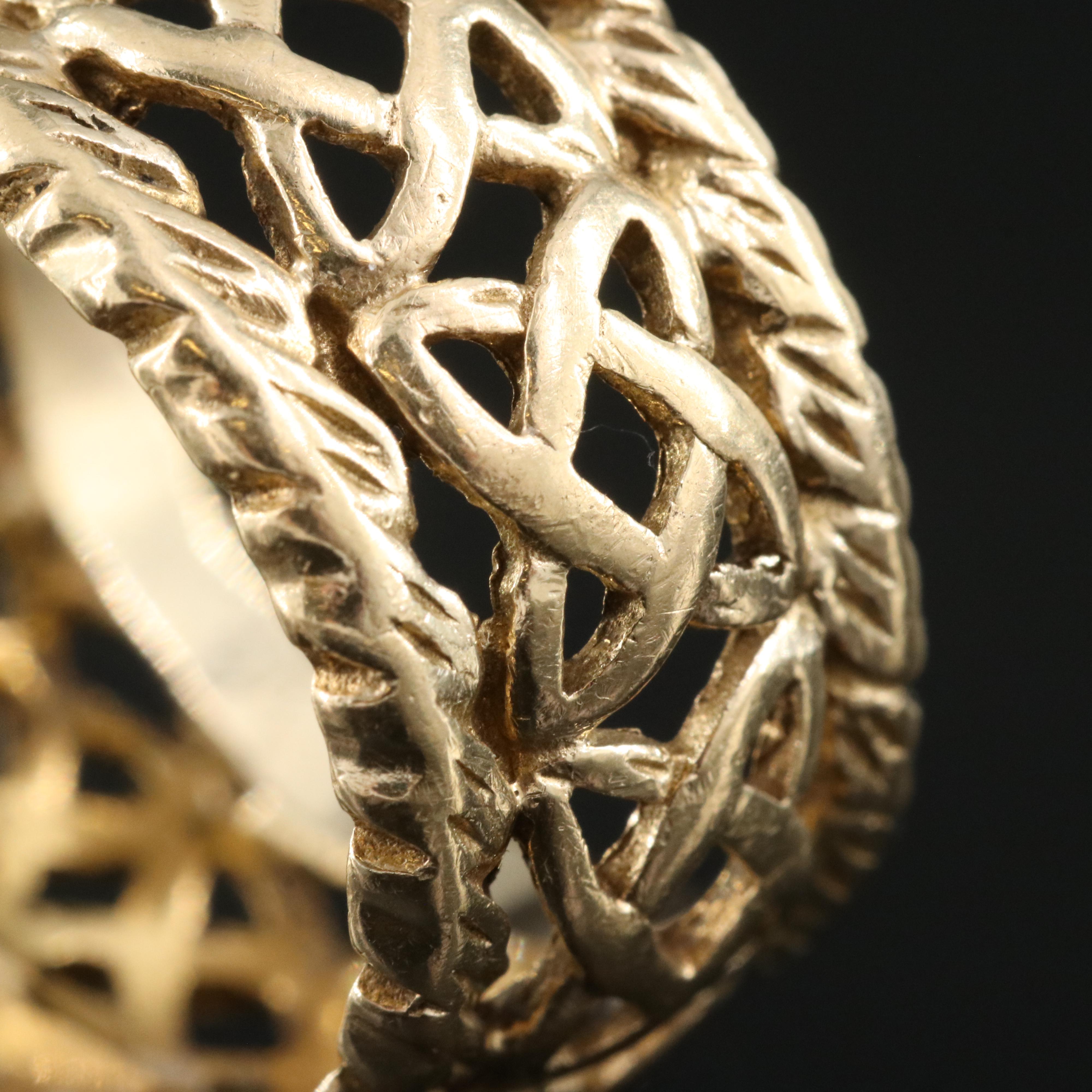 14K Celtic Knot Band
