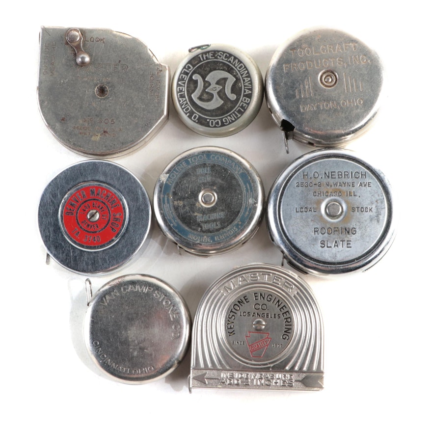 Keystone Engineering and Other Tool Company Measuring Tape Collection