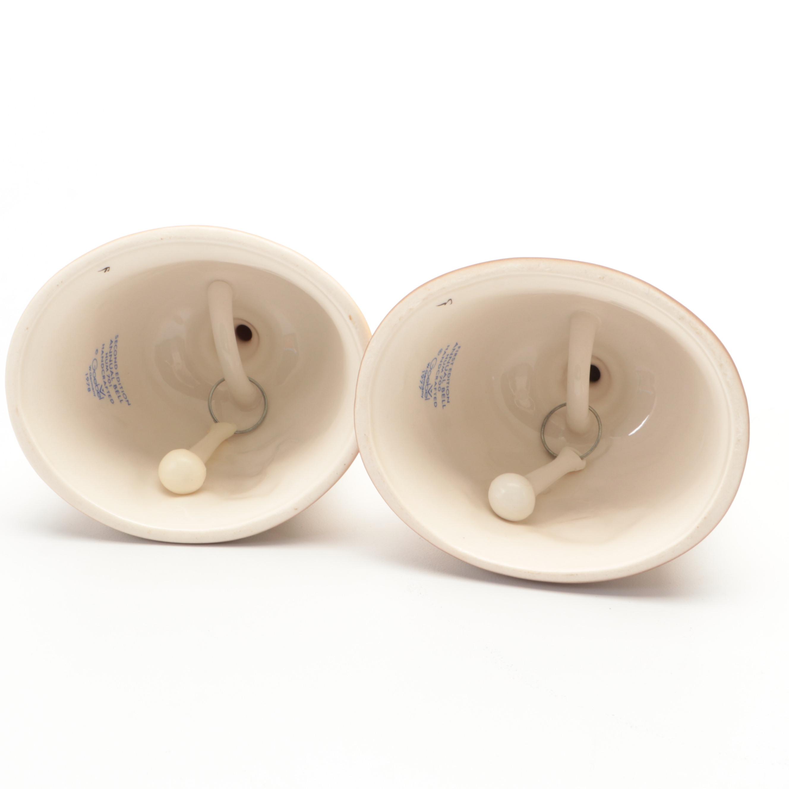 Goebel Annual Bas-Relief Porcelain Hummel Bells and More