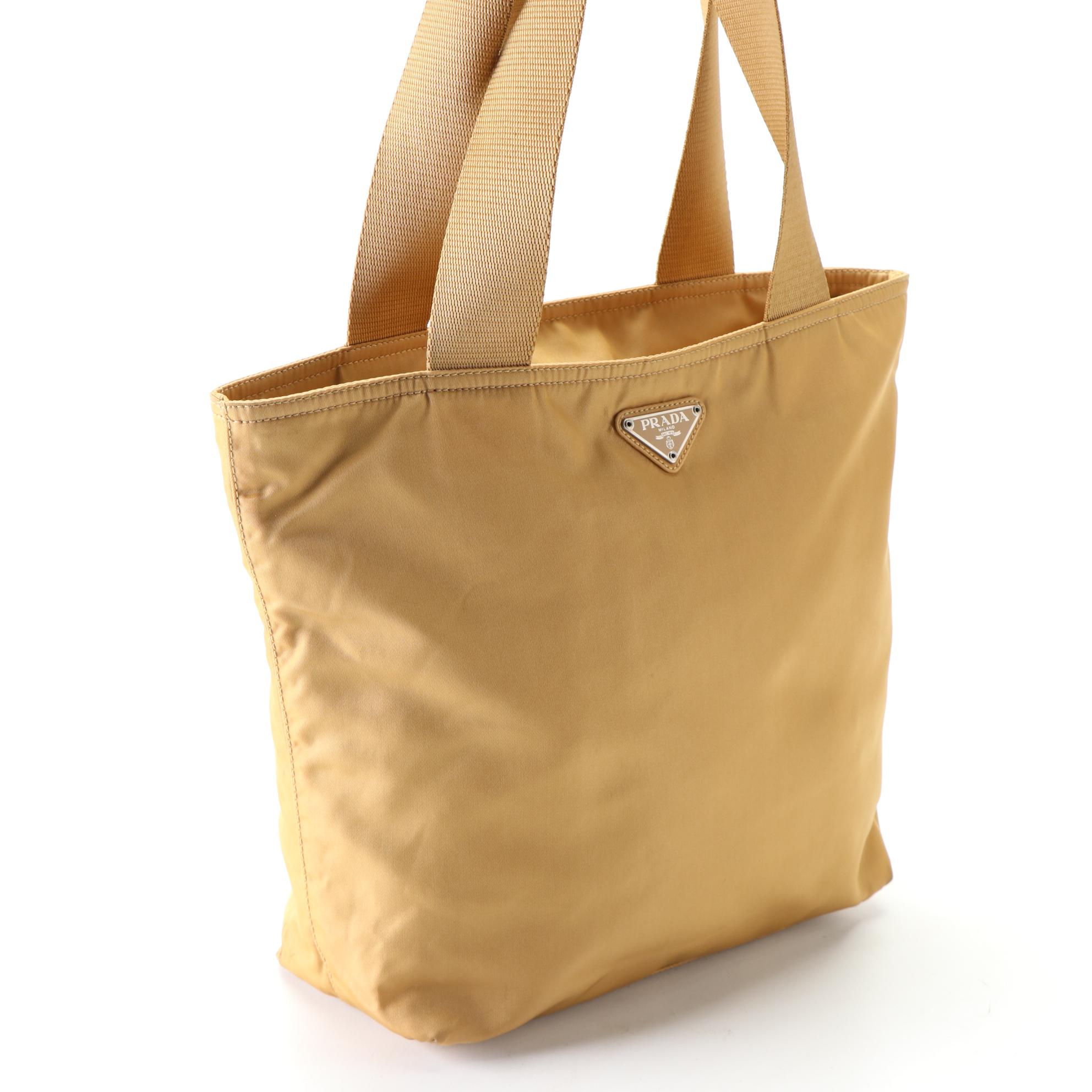 Prada Zippered Shoulder Tote Bag in Tessuto Nylon