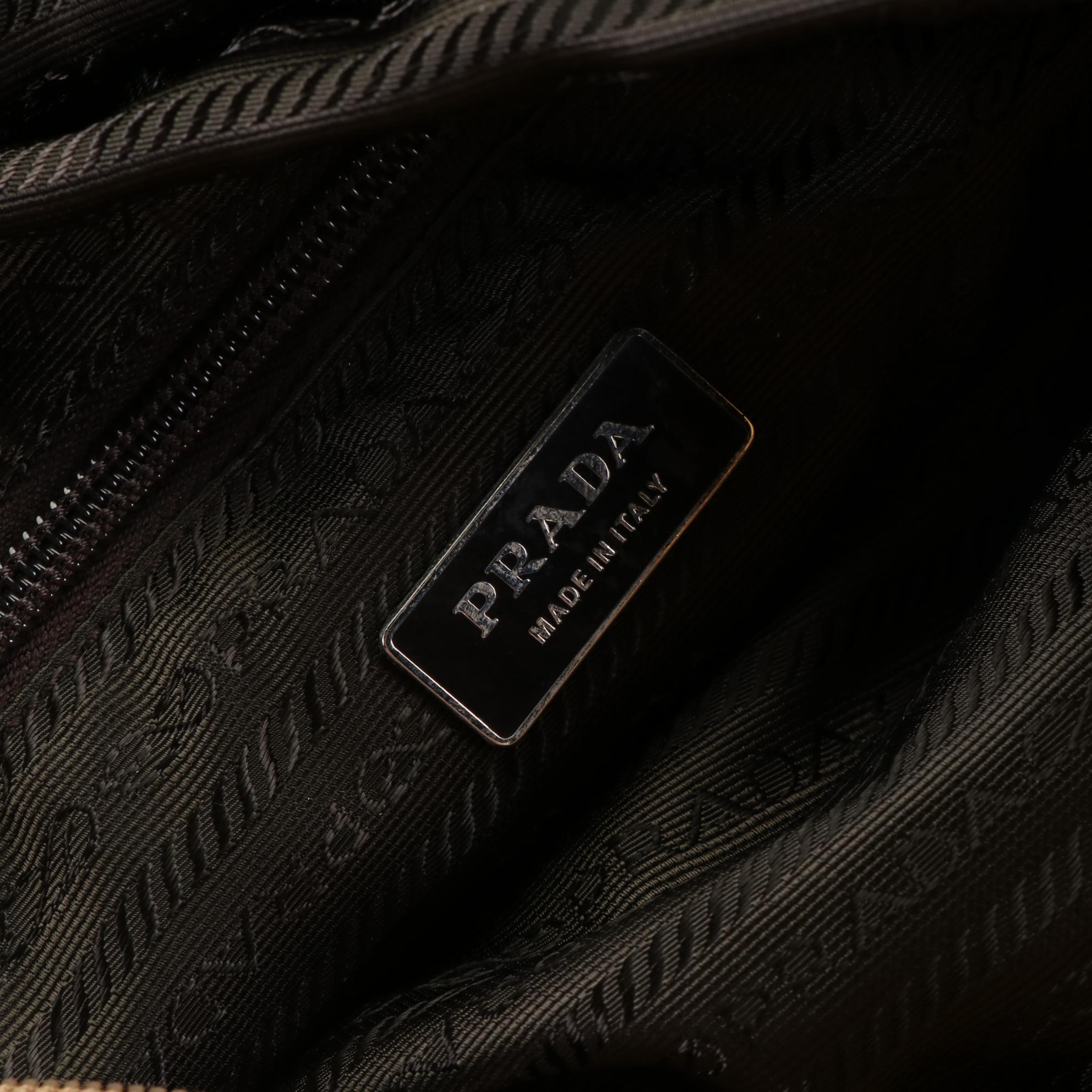 Prada Zippered Shoulder Tote Bag in Tessuto Nylon