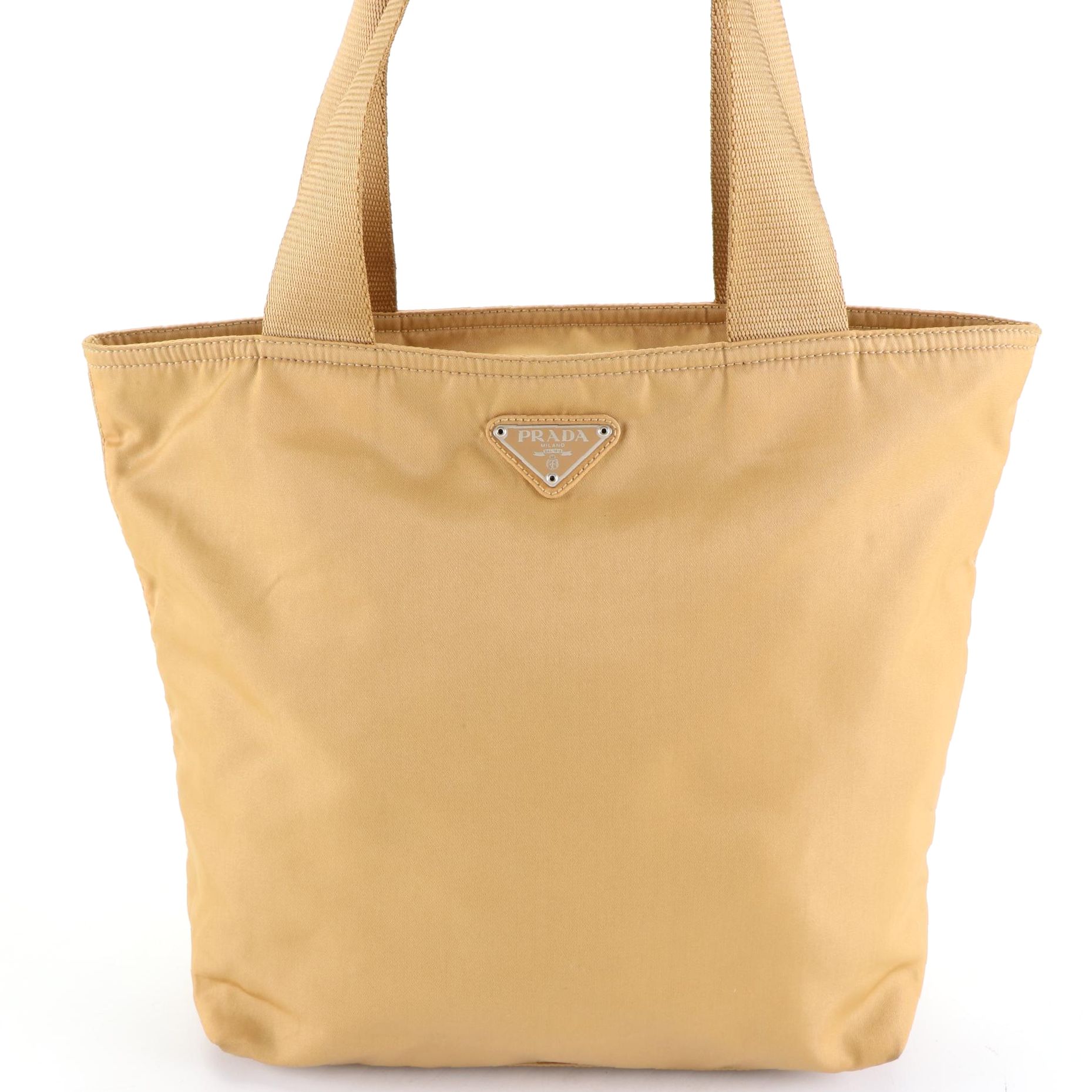Prada Zippered Shoulder Tote Bag in Tessuto Nylon