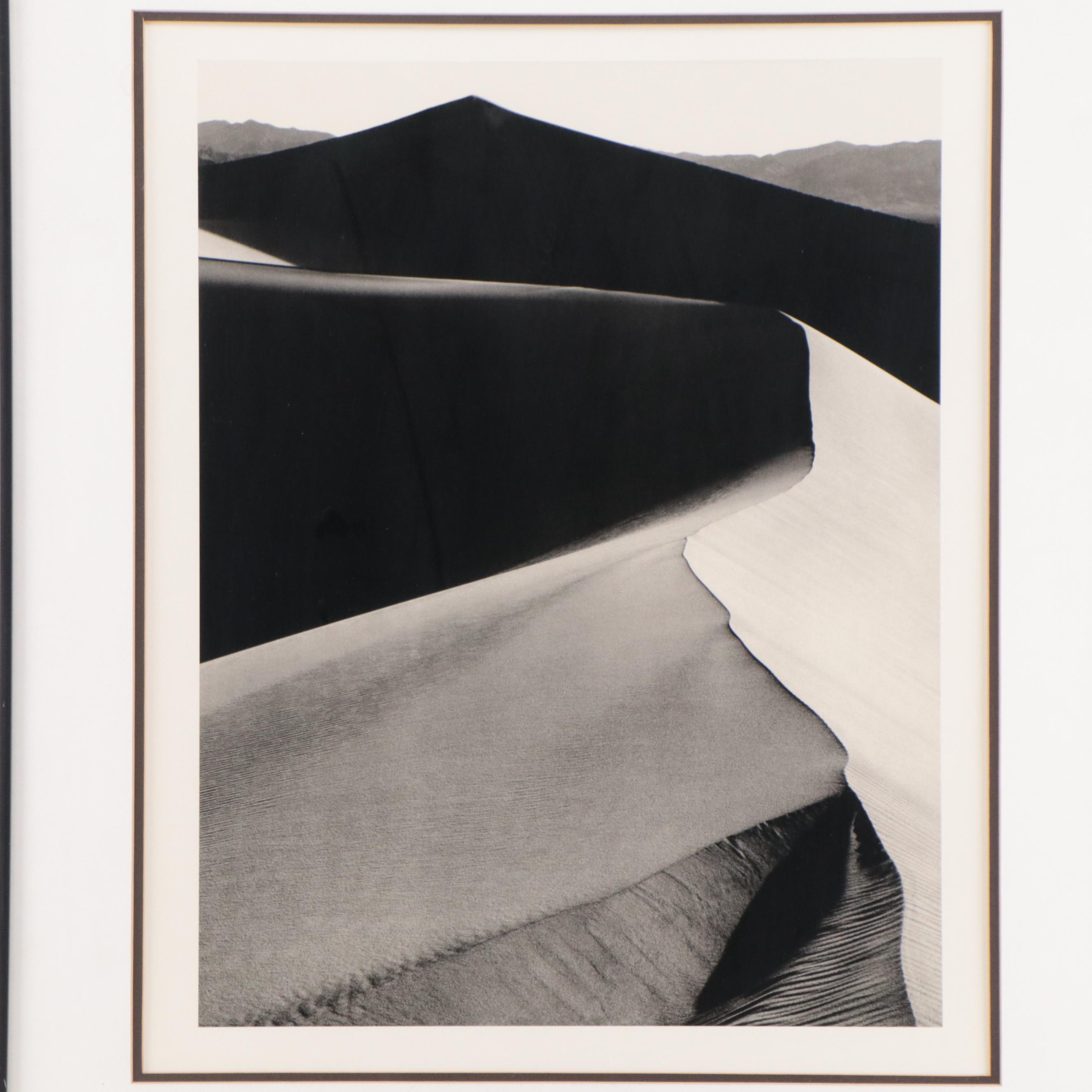 Halftone After Ansel Adams "Sand Dunes, Sunrise, Death Valley"