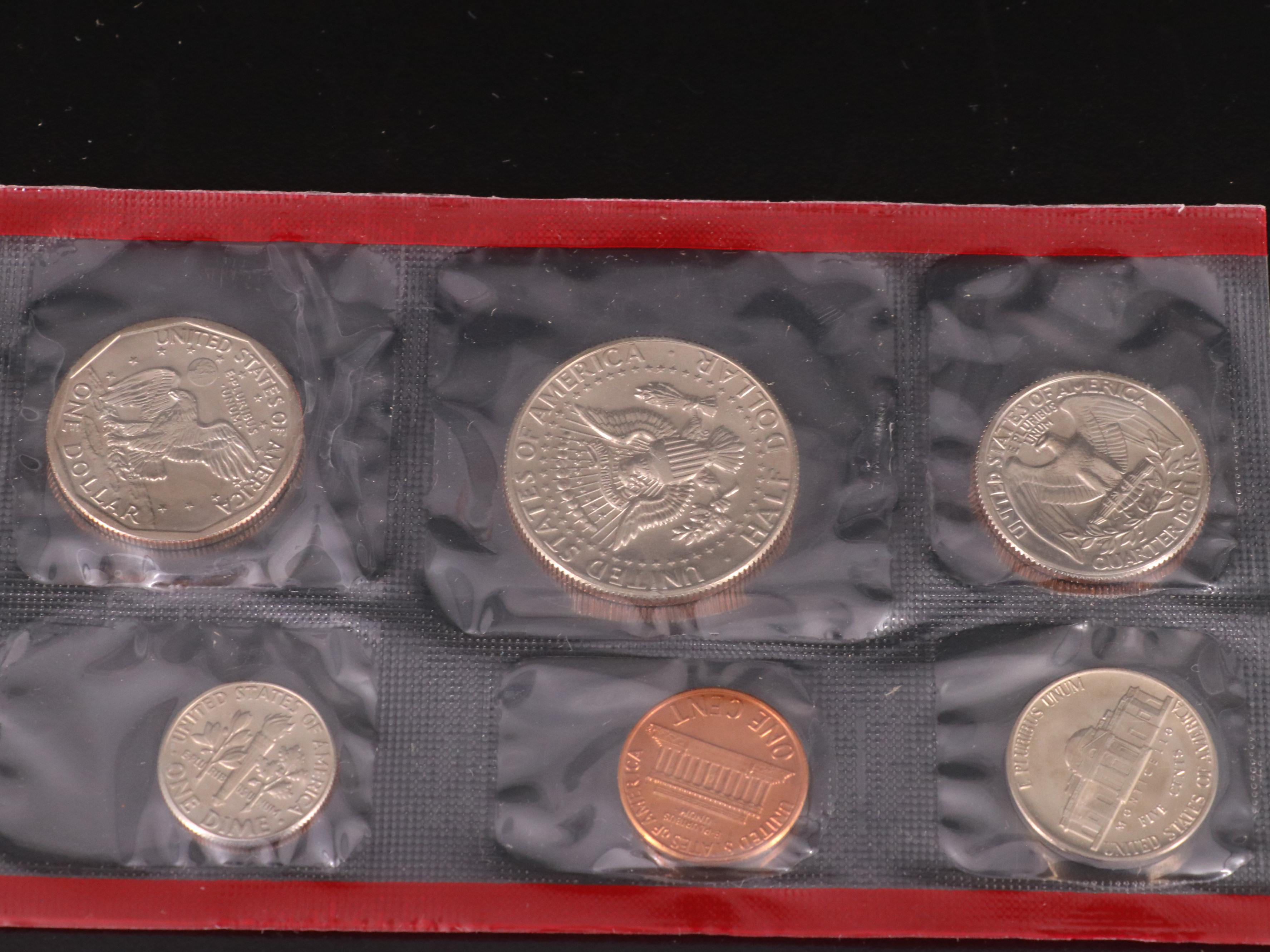 Nineteen U.S. Mint Uncirculated Sets