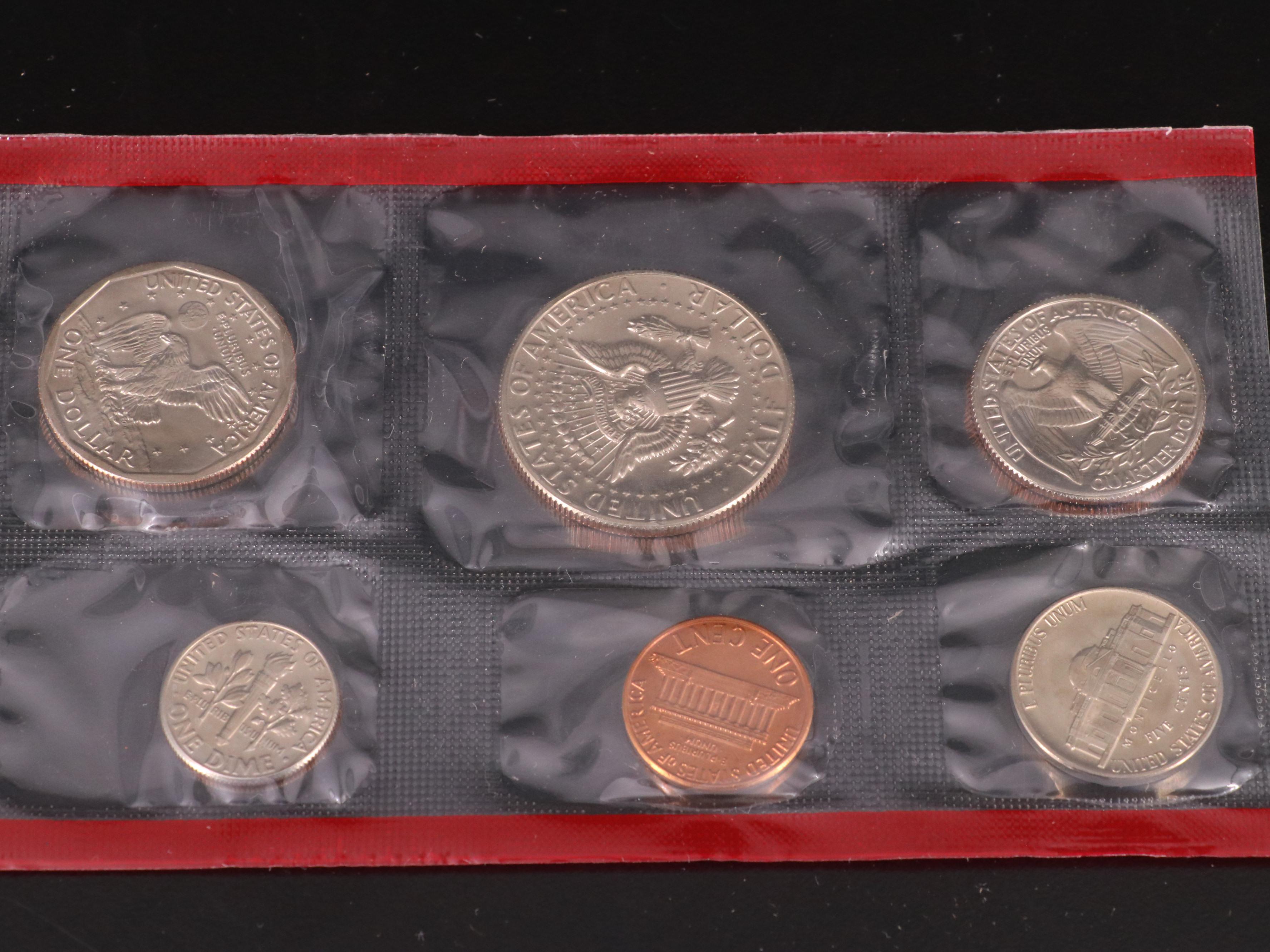 Nineteen U.S. Mint Uncirculated Sets
