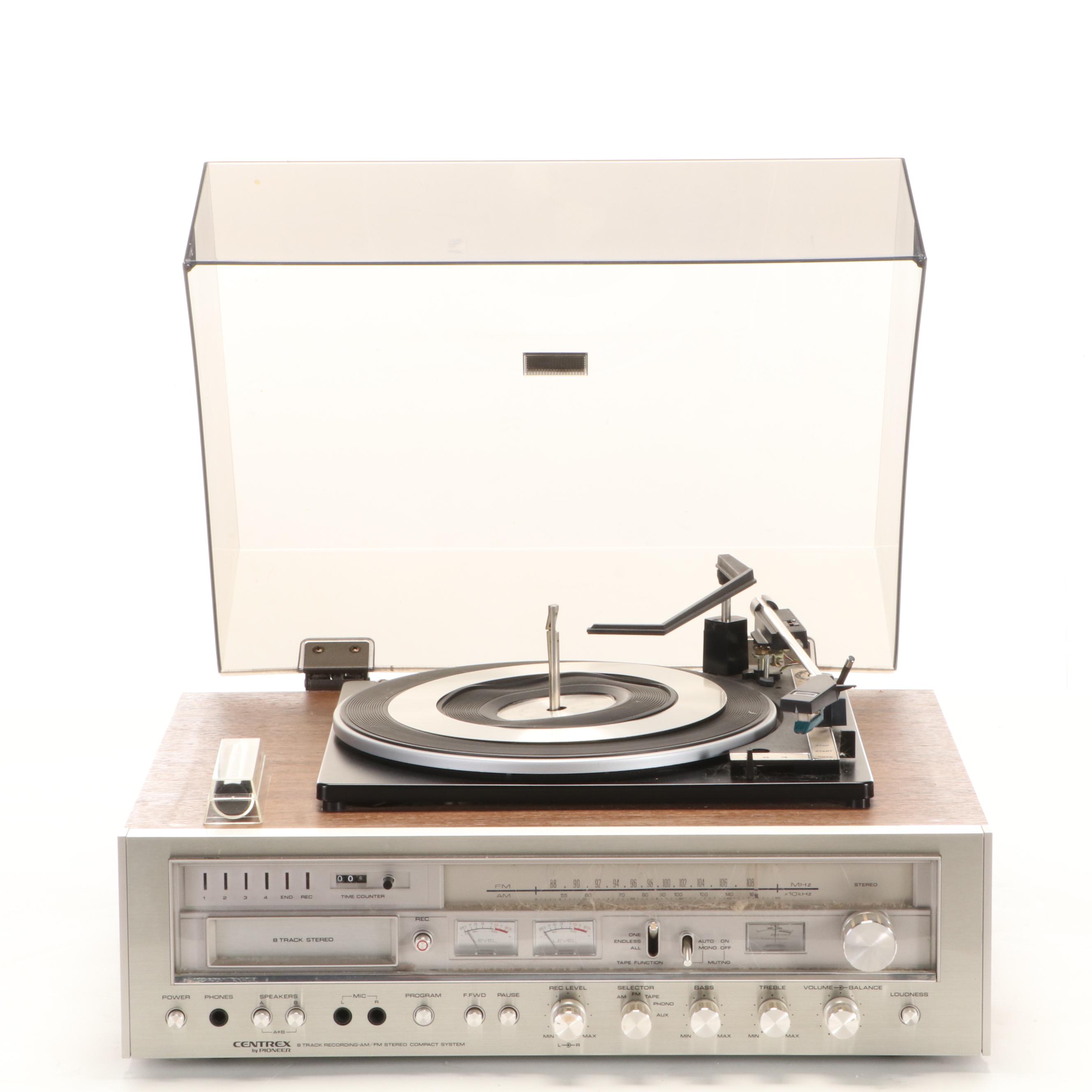 Centrex by Pioneer RH-7744 8 Track Recording Compact System with 3-Way Speakers