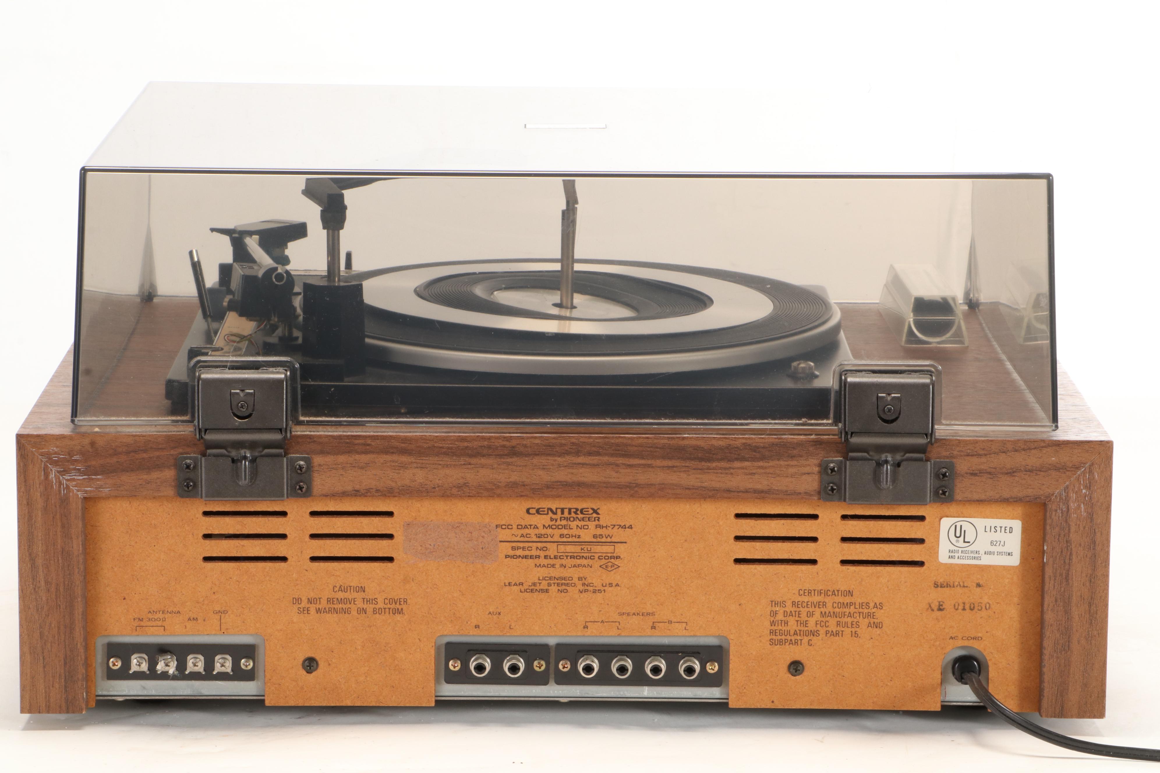 Centrex by Pioneer RH-7744 8 Track Recording Compact System with 3-Way Speakers