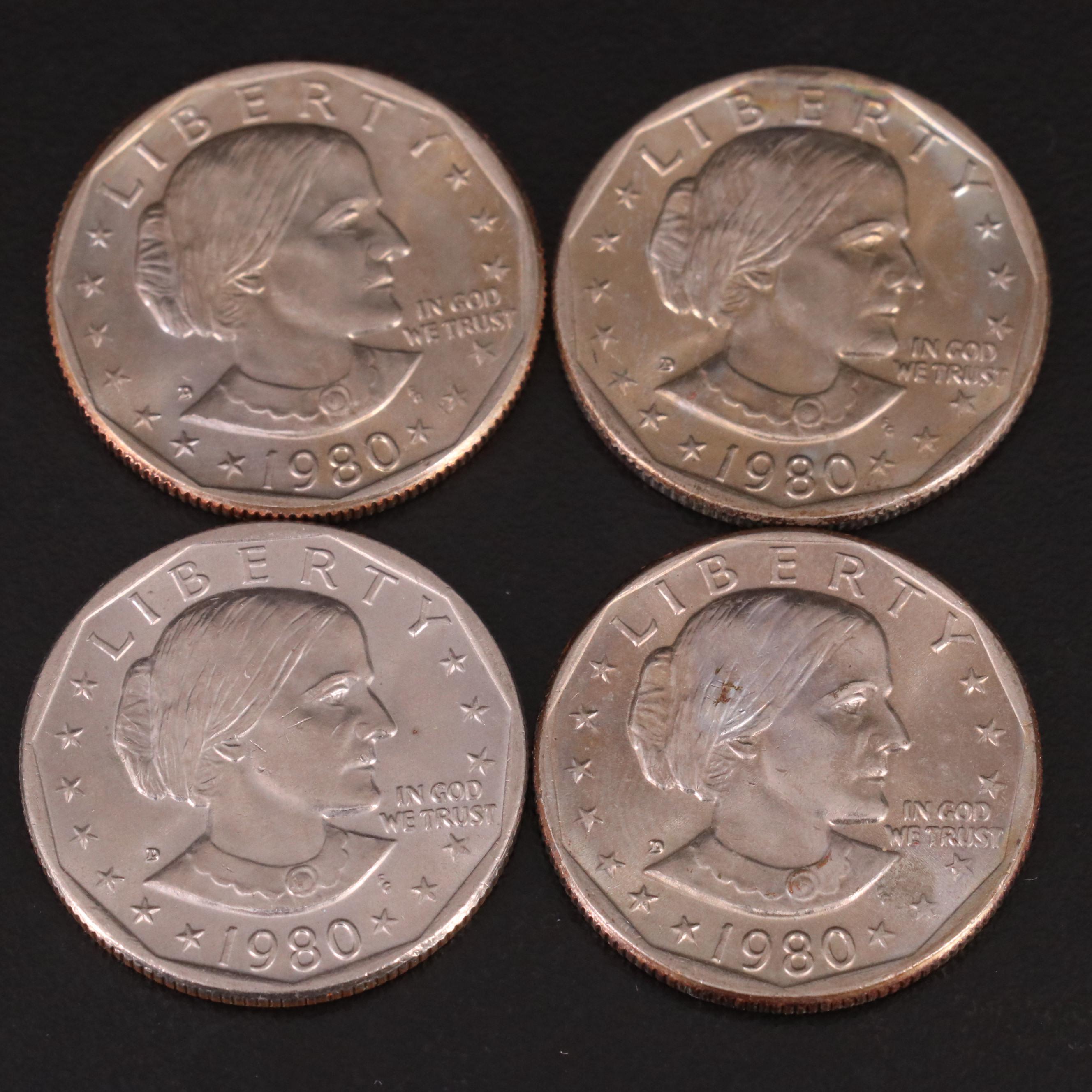 Fourteen Susan B. Anthony Dollars