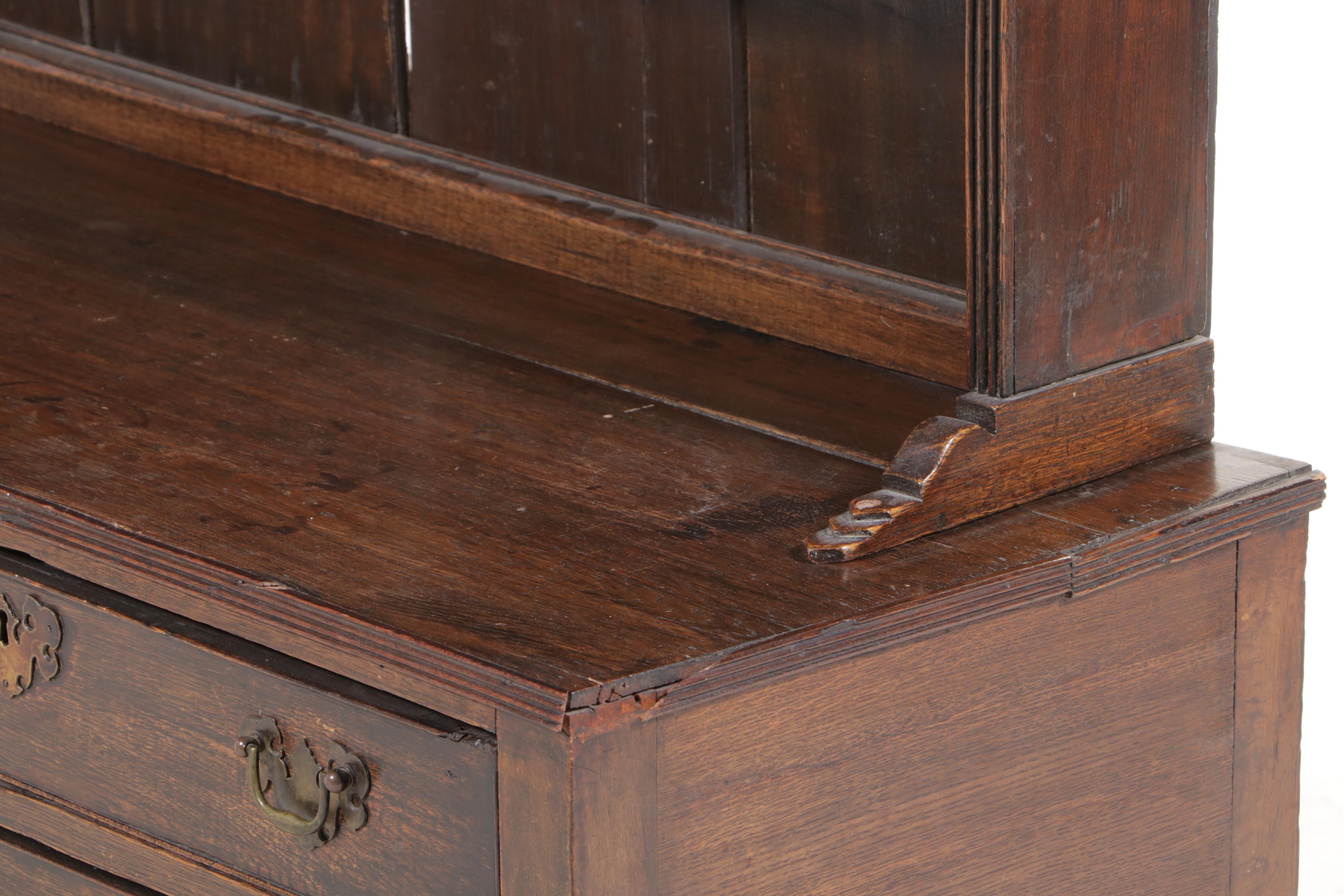 George III Oak Welsh Pewter Cupboard, 18th Century